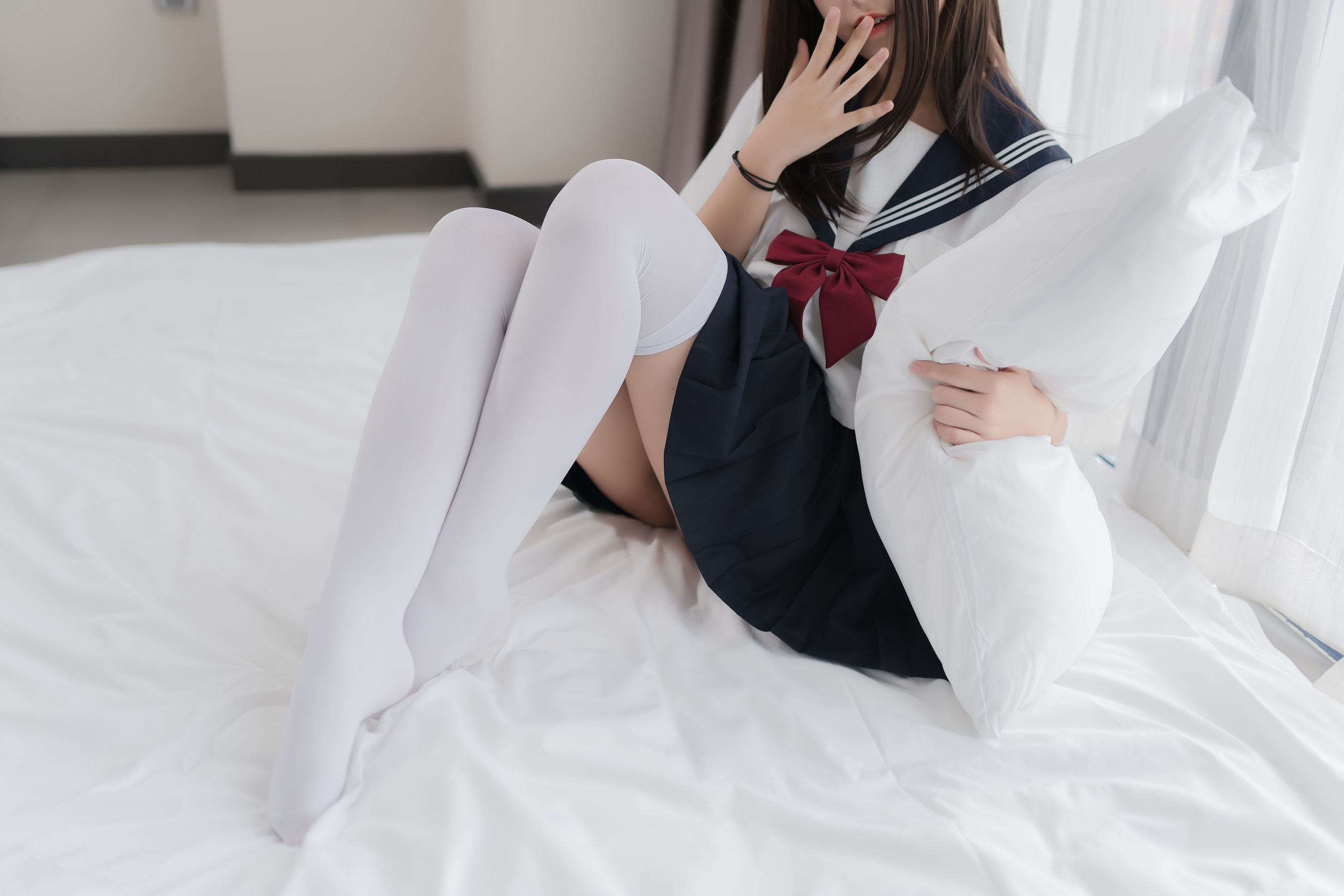 萌系小姐姐蜜汁猫裘 猫耳JK-图8