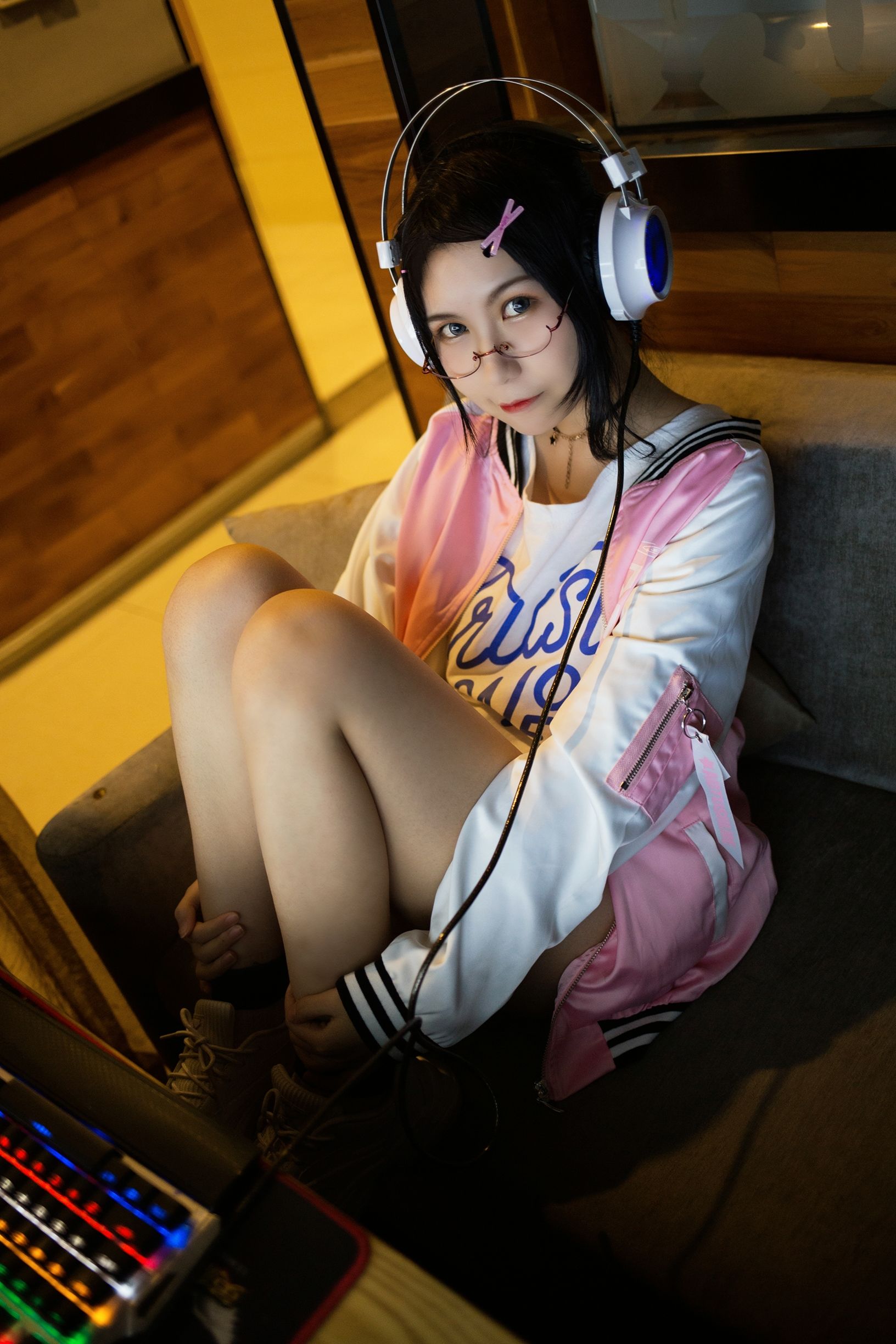 COSER美女逐月su 网吧历险记-图10