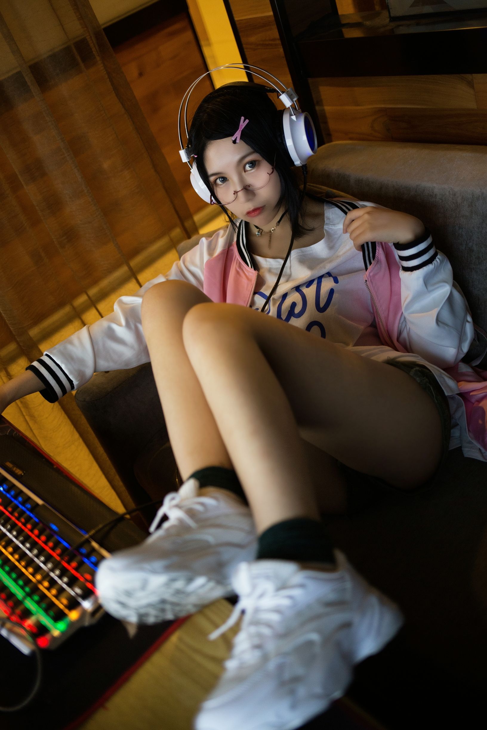 COSER美女逐月su 网吧历险记-图14