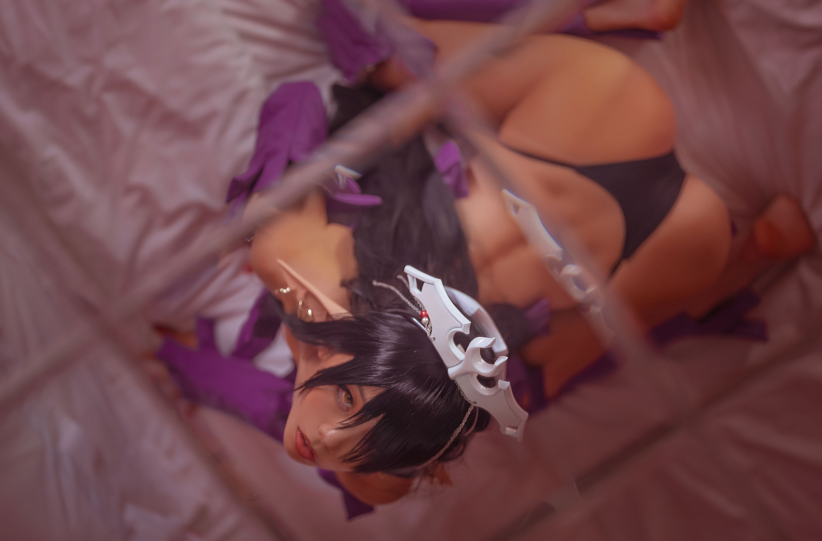 动漫博主水淼aqua 黑暗精灵女王-图9