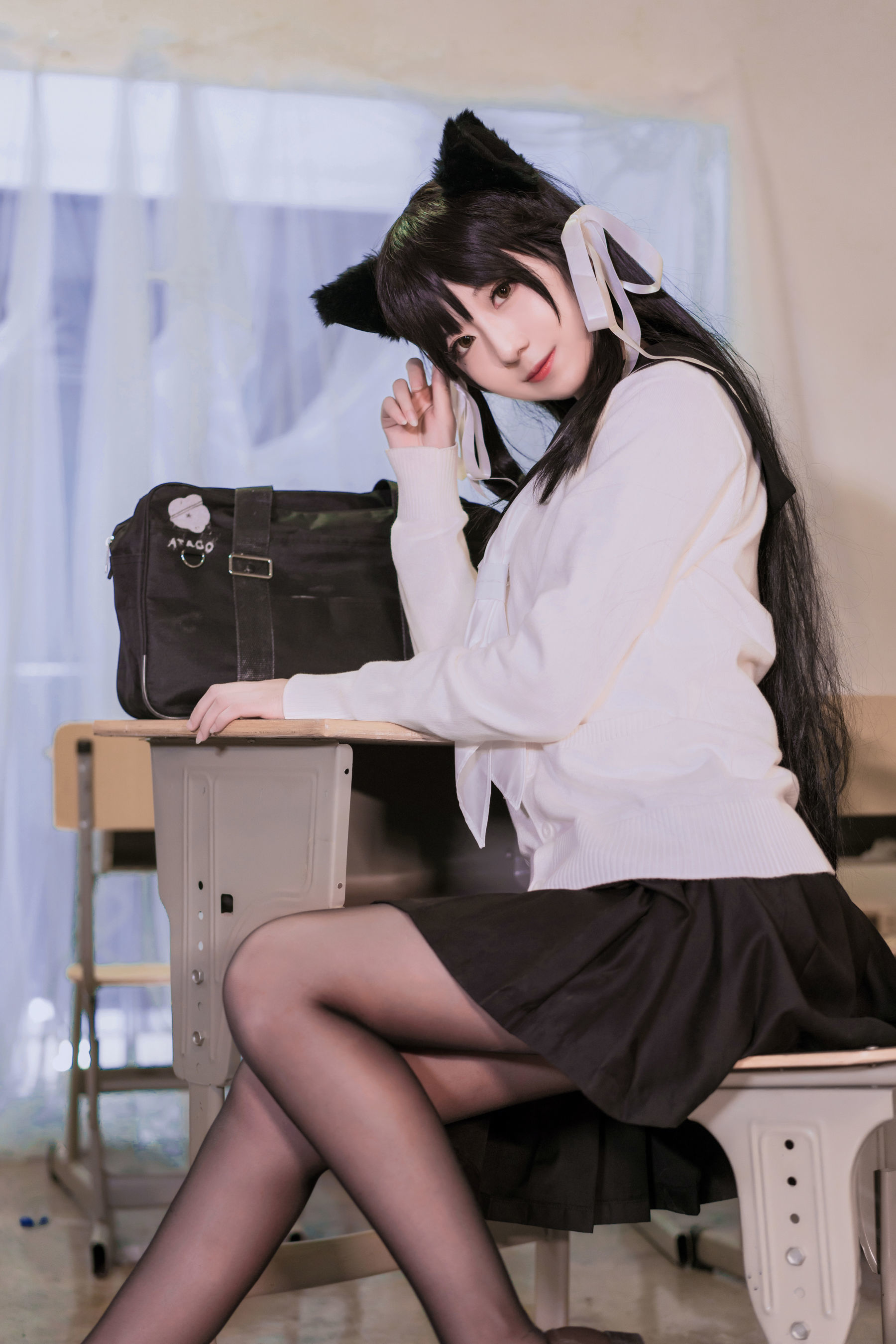 小姐姐弥音音ww 爱宕校服-图3