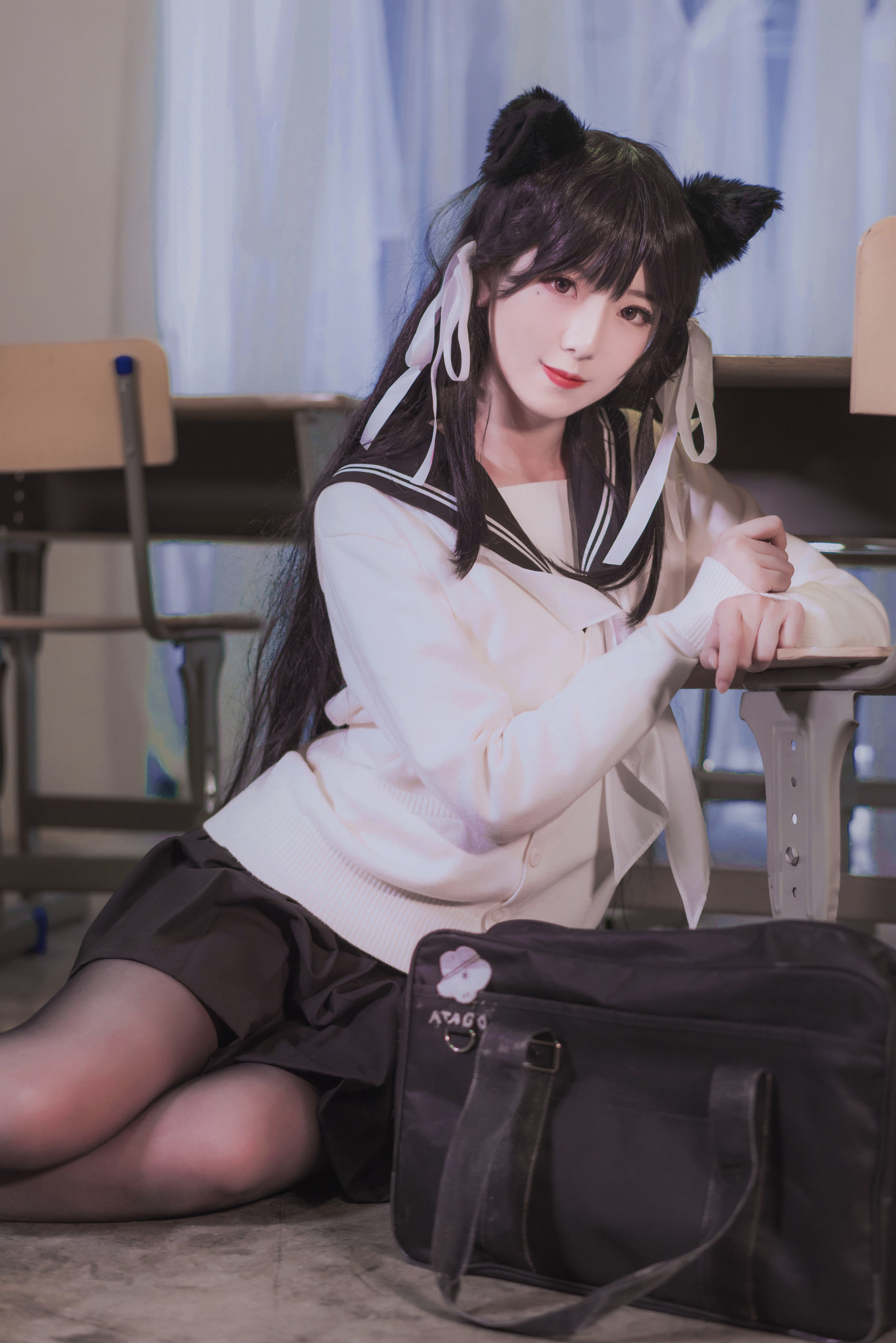 小姐姐弥音音ww 爱宕校服-图4