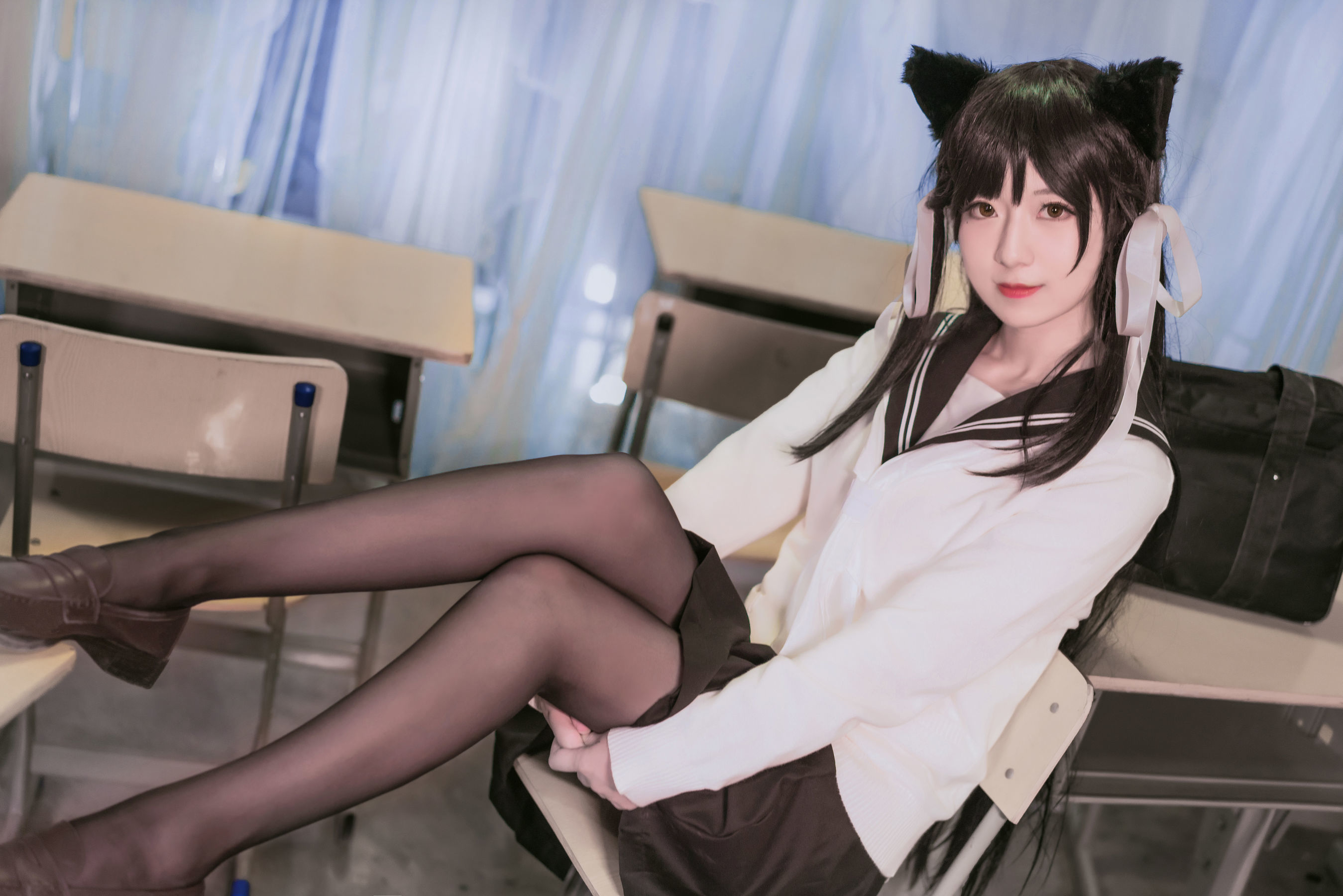 小姐姐弥音音ww 爱宕校服-图6