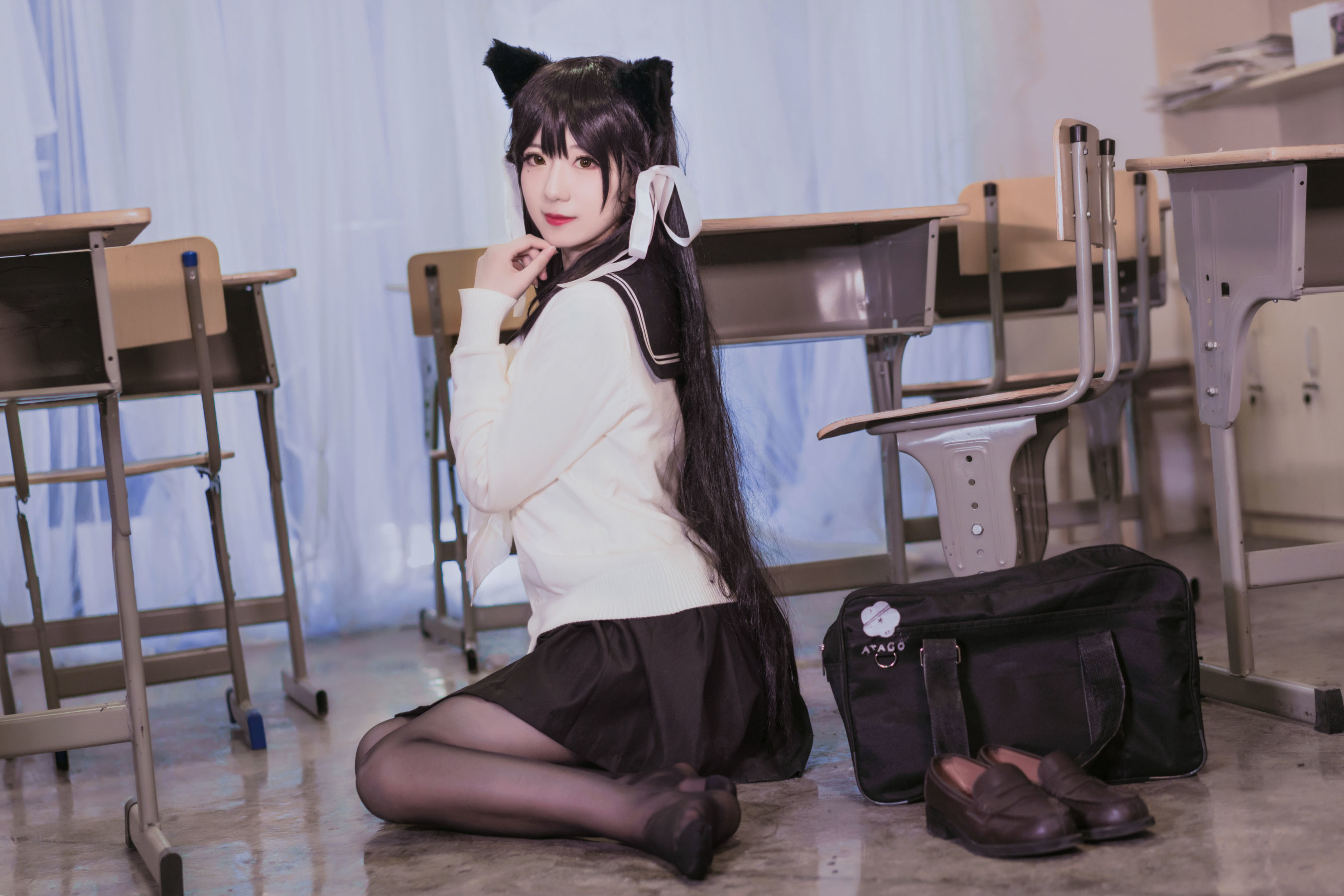 小姐姐弥音音ww 爱宕校服-图7