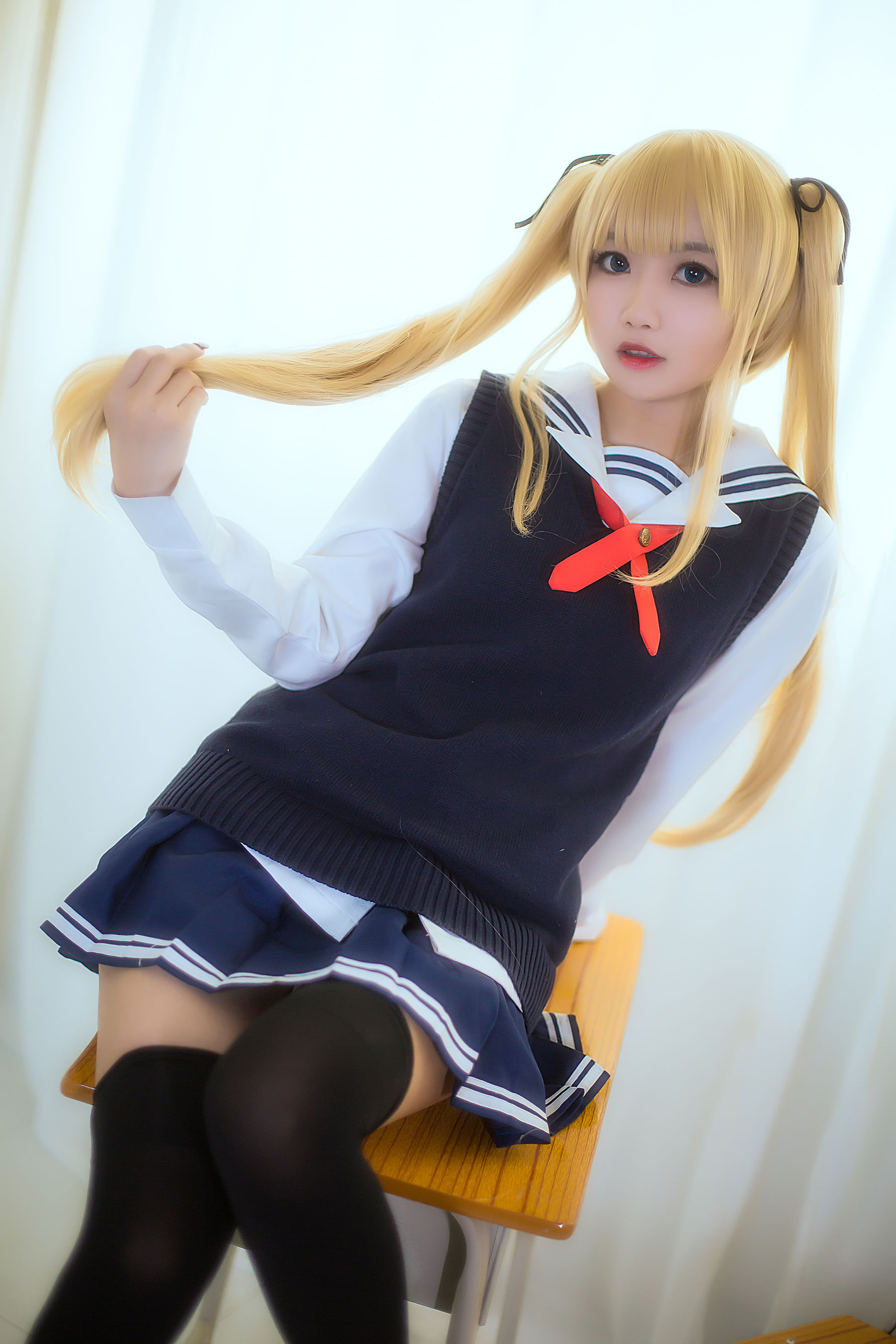白嫩美少女鬼畜瑶 校服-图9
