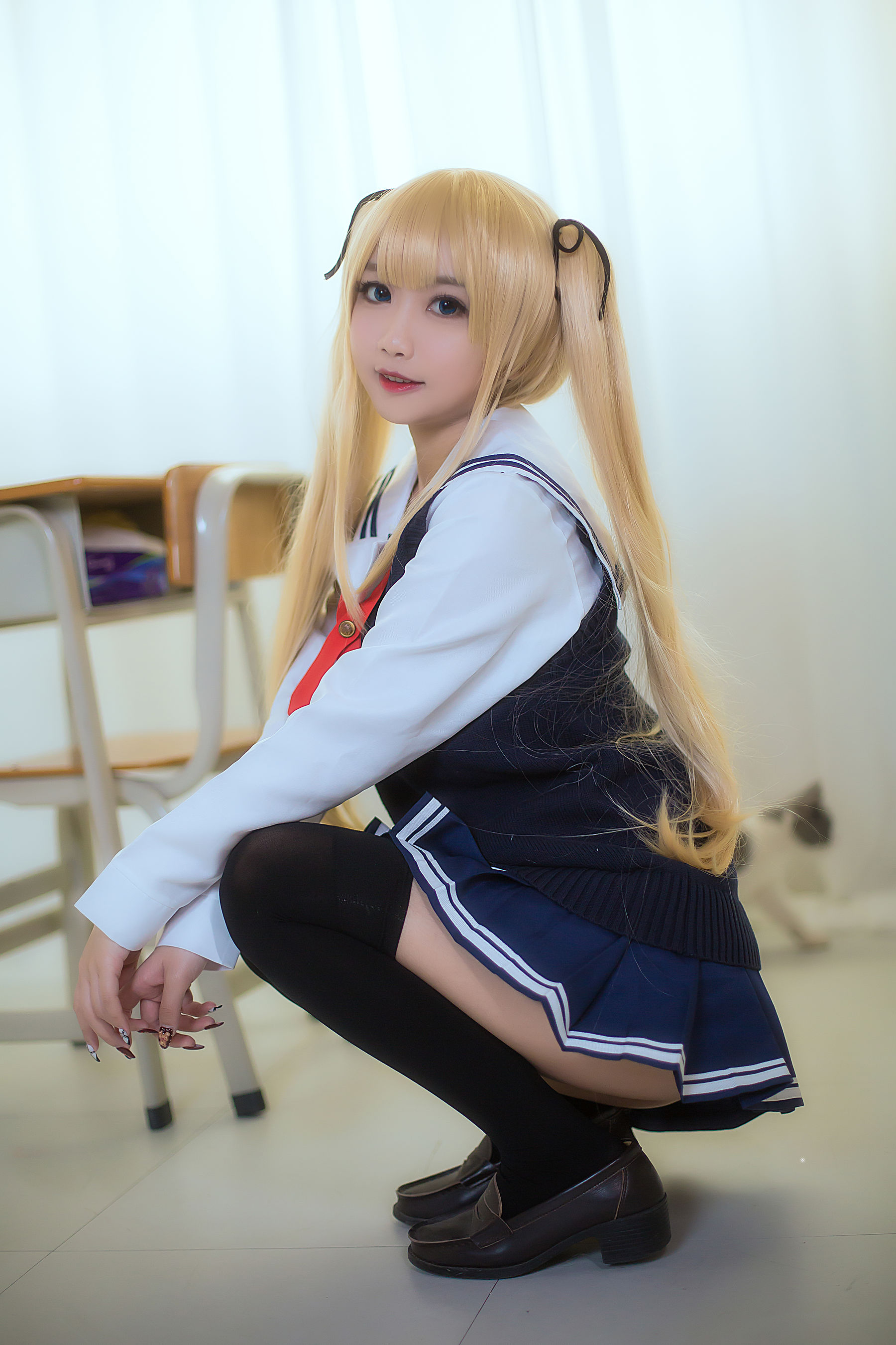 白嫩美少女鬼畜瑶 校服-图10