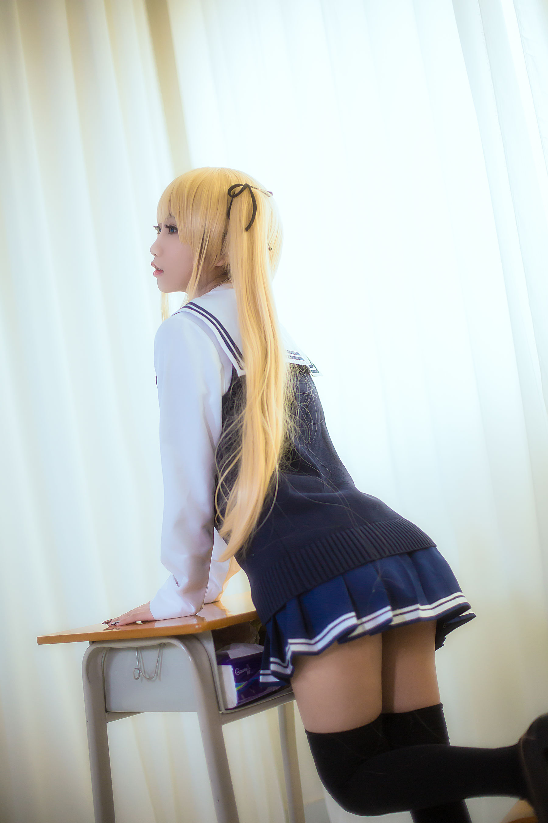 白嫩美少女鬼畜瑶 校服-图4