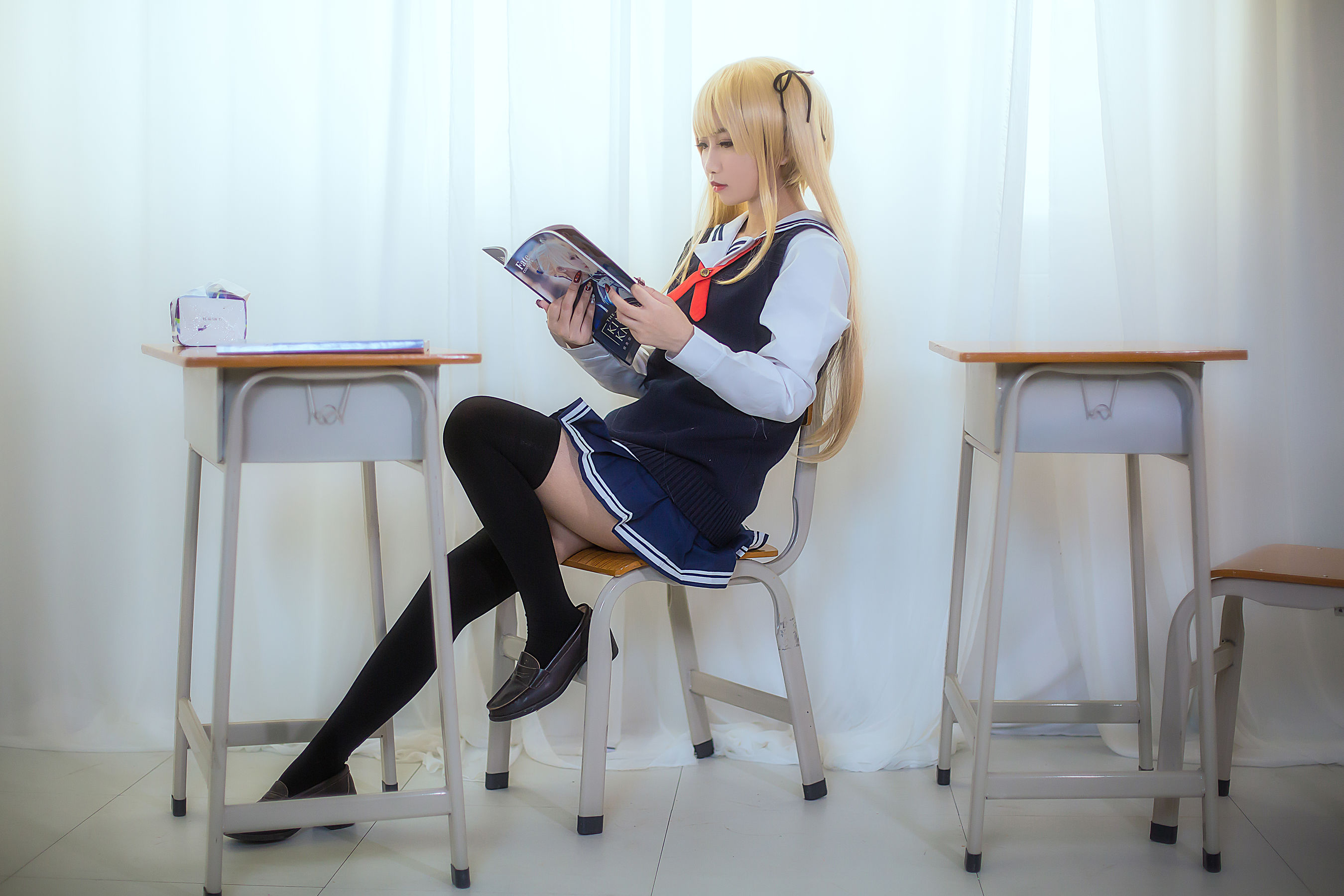 白嫩美少女鬼畜瑶 校服-图5