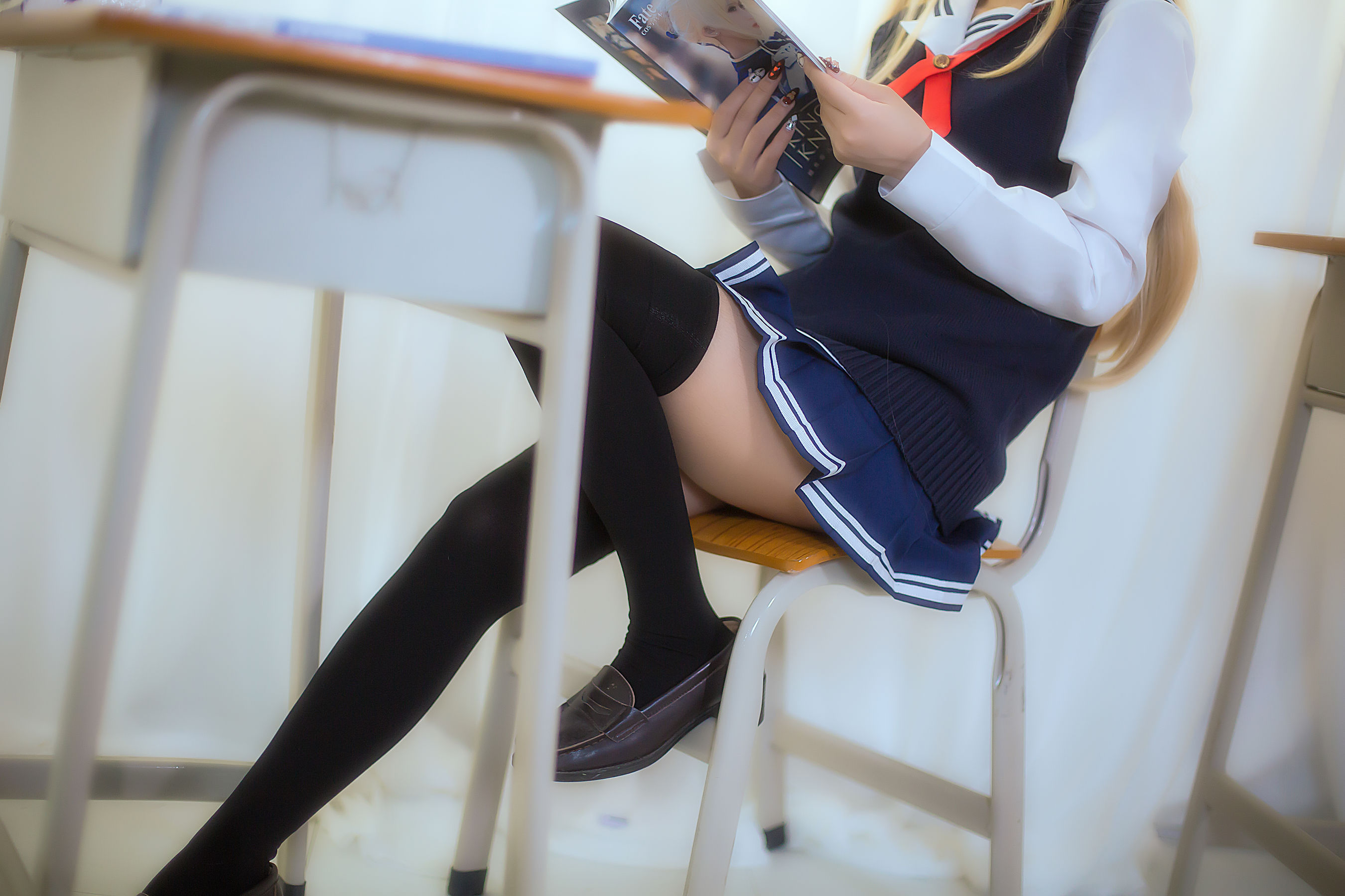 白嫩美少女鬼畜瑶 校服-图6