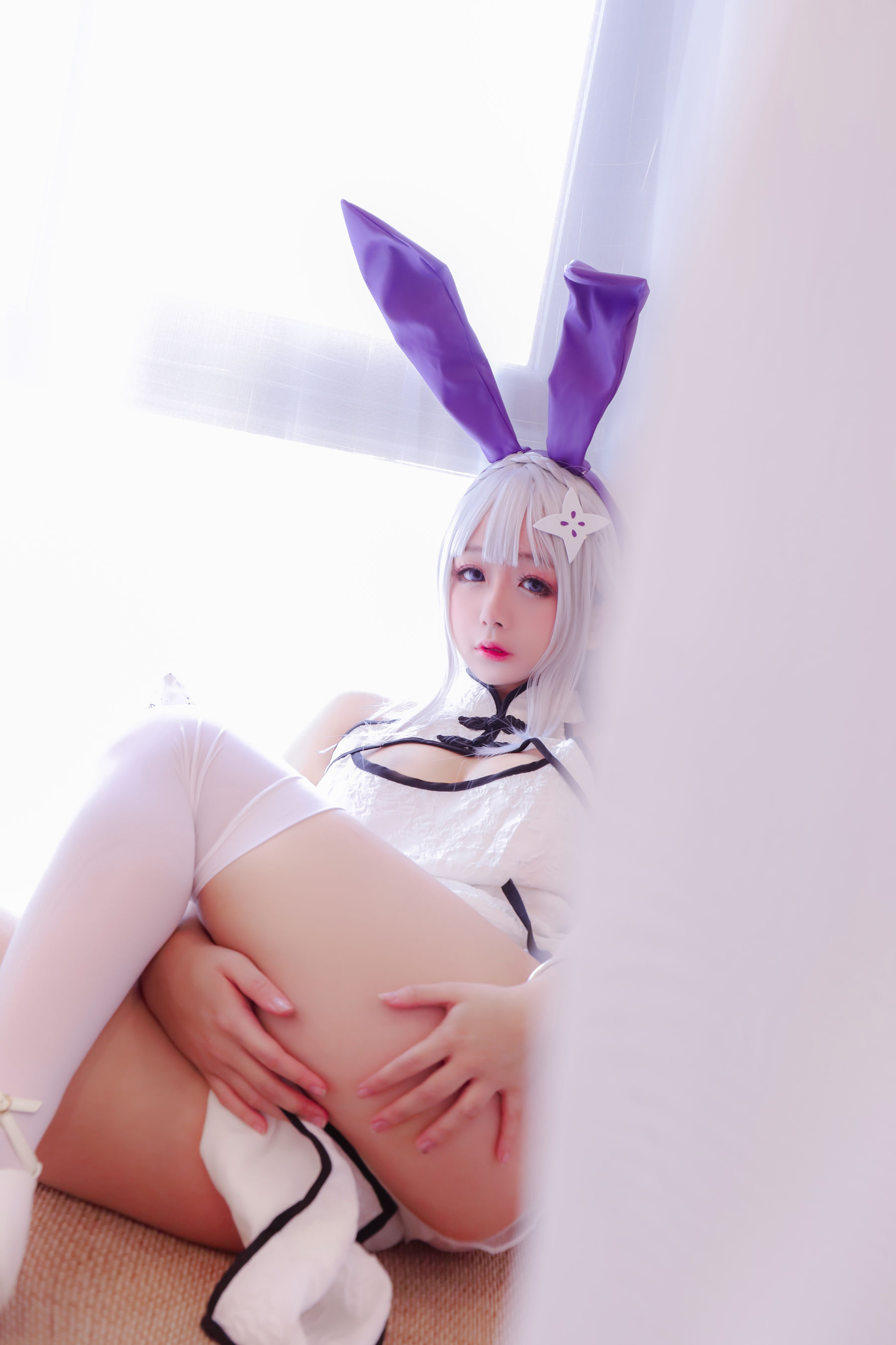 Cosplay日奈娇 白旗袍-图10