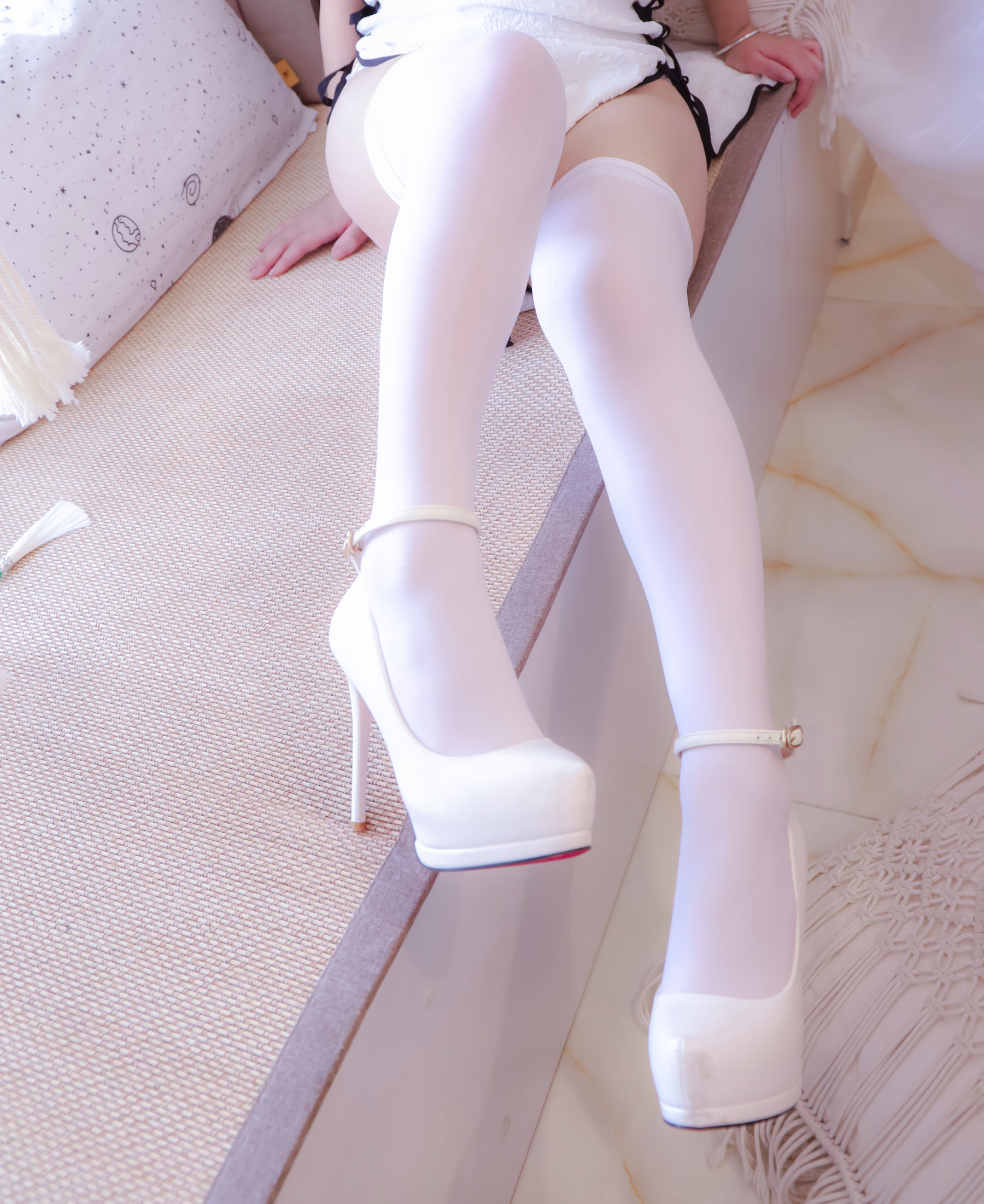 Cosplay日奈娇 白旗袍-图21