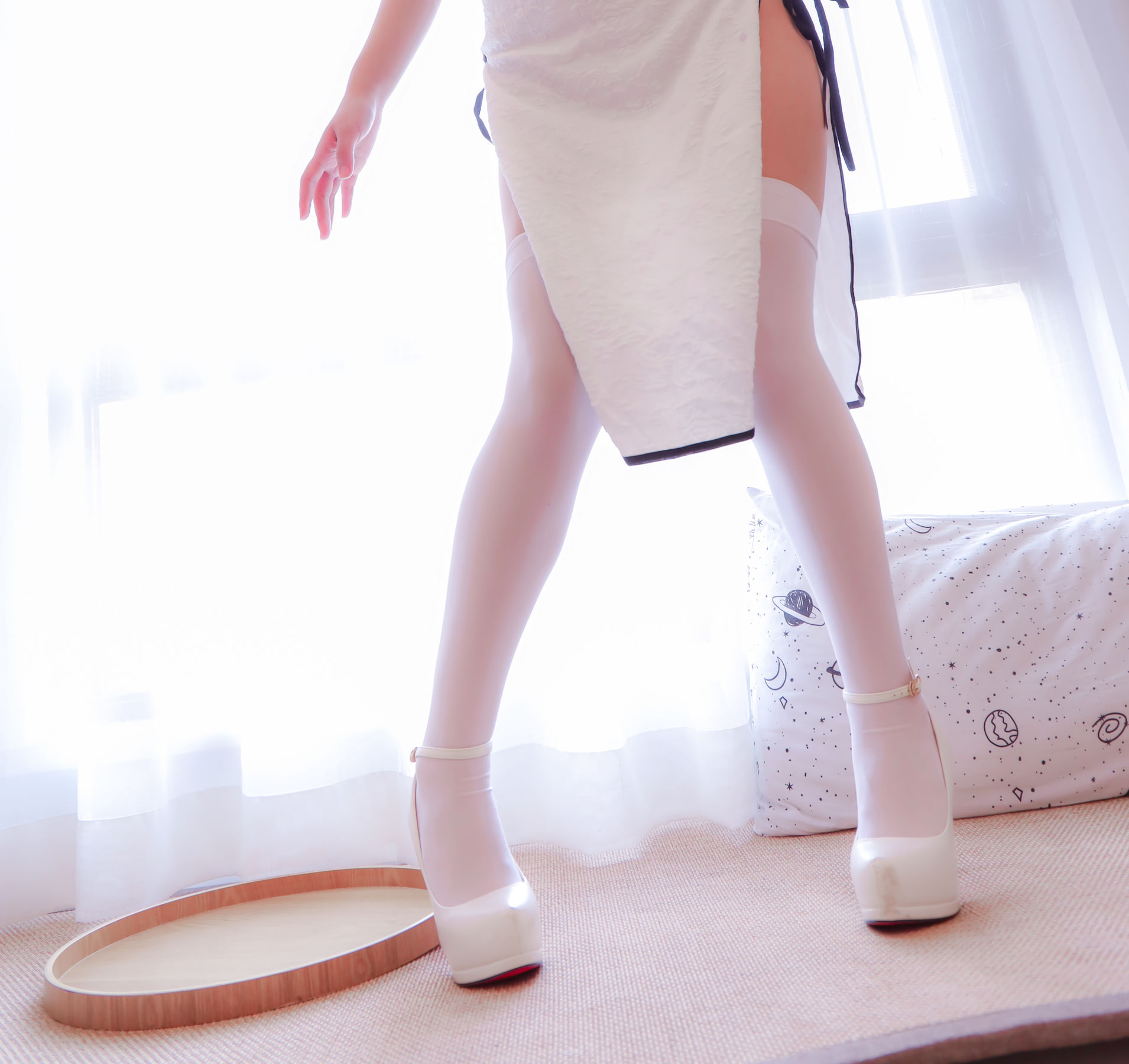 Cosplay日奈娇 白旗袍-图35