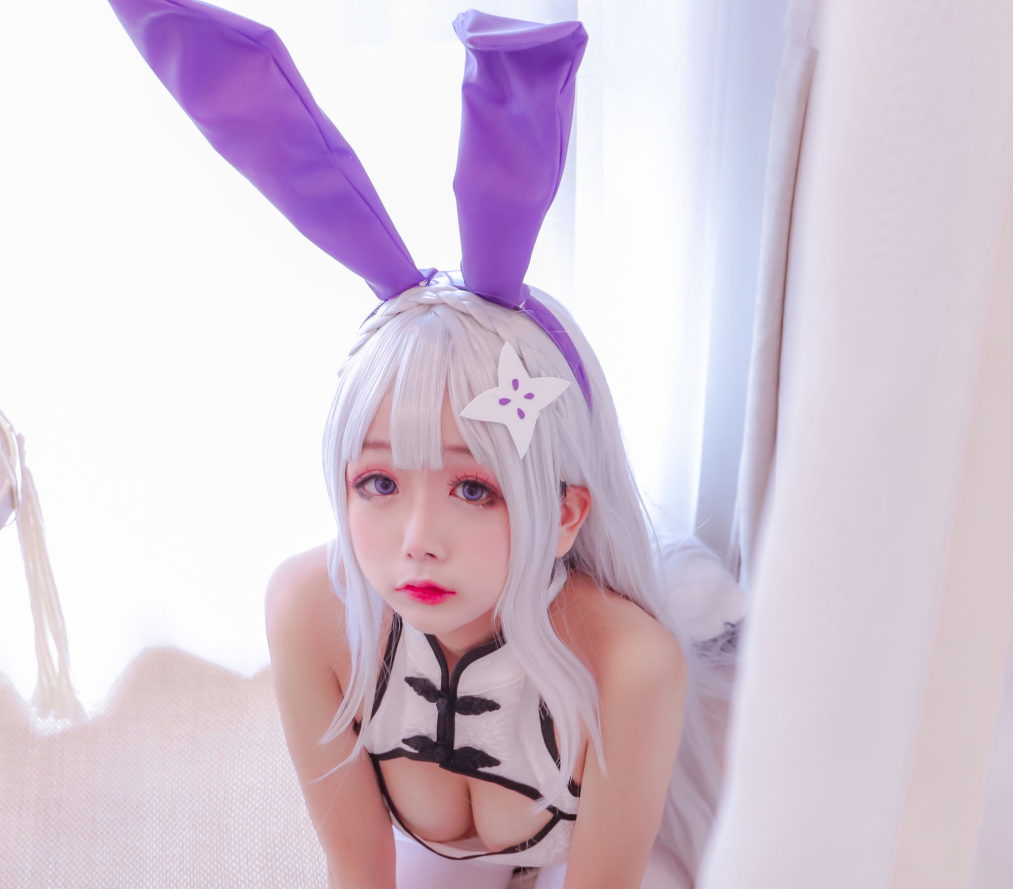 Cosplay日奈娇 白旗袍-图6