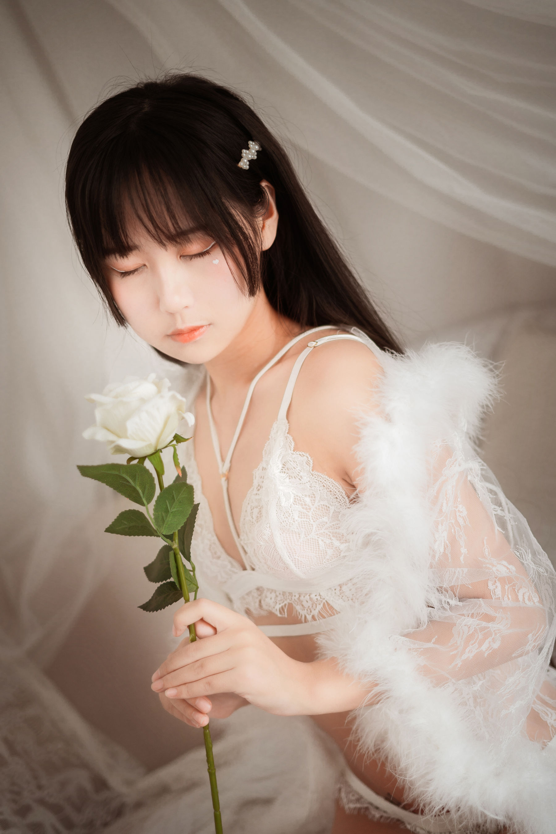 阳光美少女萌芽儿o0 毛绒内衣-图0