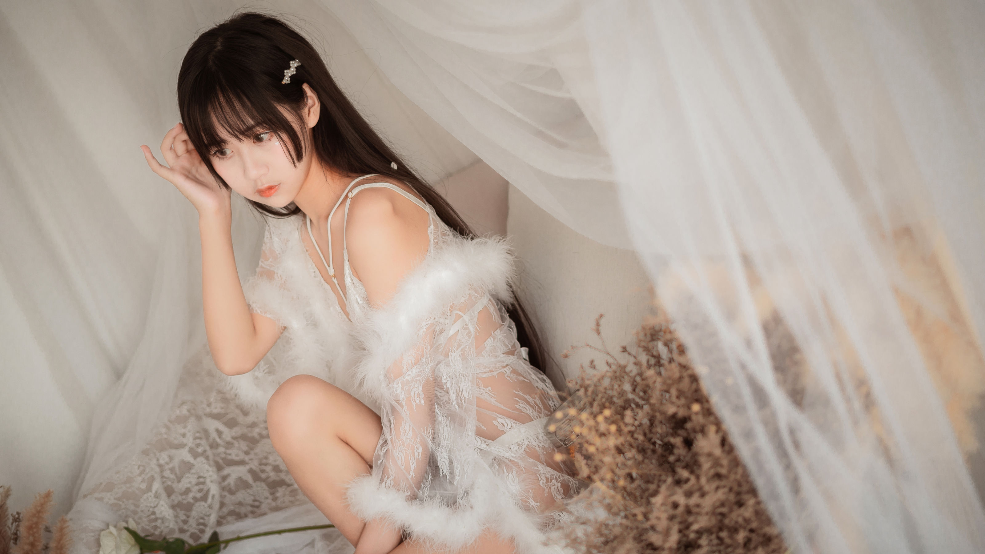 阳光美少女萌芽儿o0 毛绒内衣-图9
