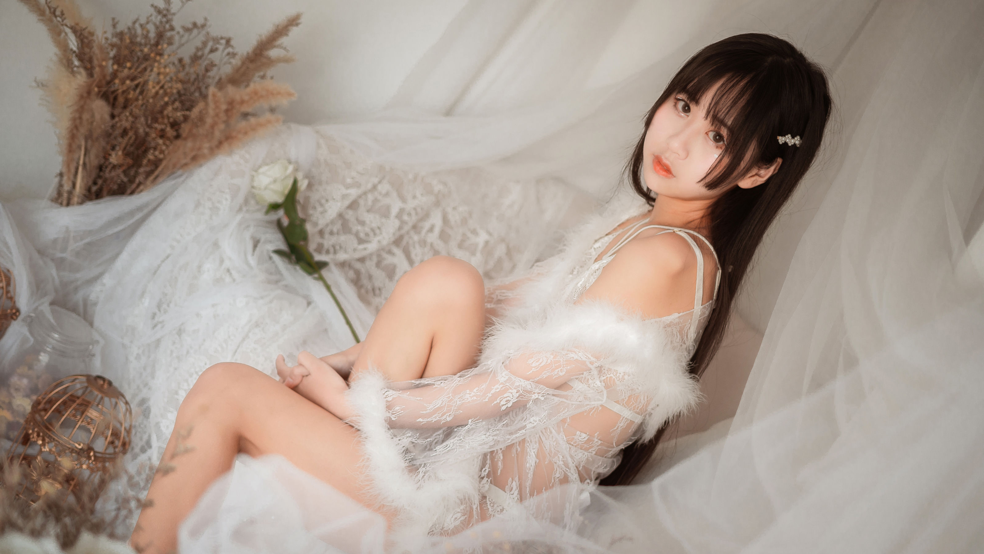 阳光美少女萌芽儿o0 毛绒内衣-图8