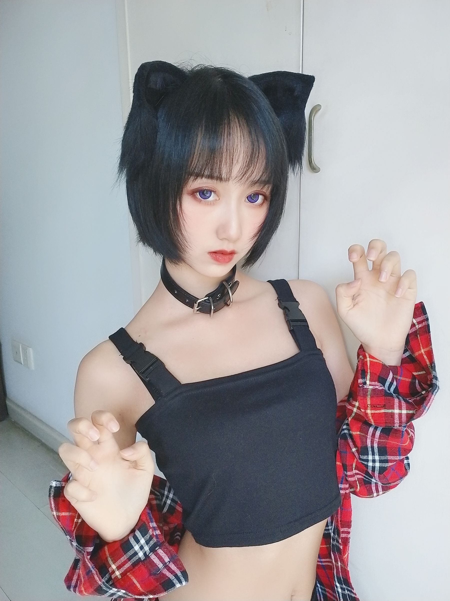 萌系小姐姐木绵绵OwO 不良猫-图0