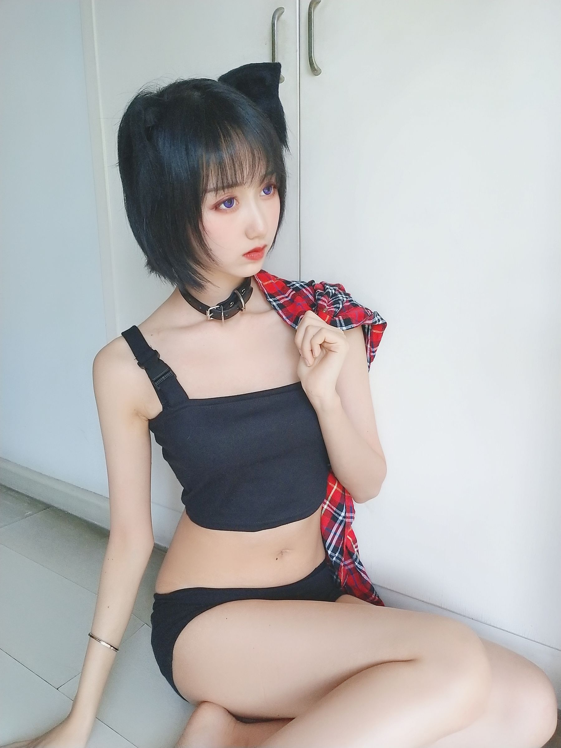 萌系小姐姐木绵绵OwO 不良猫-图4