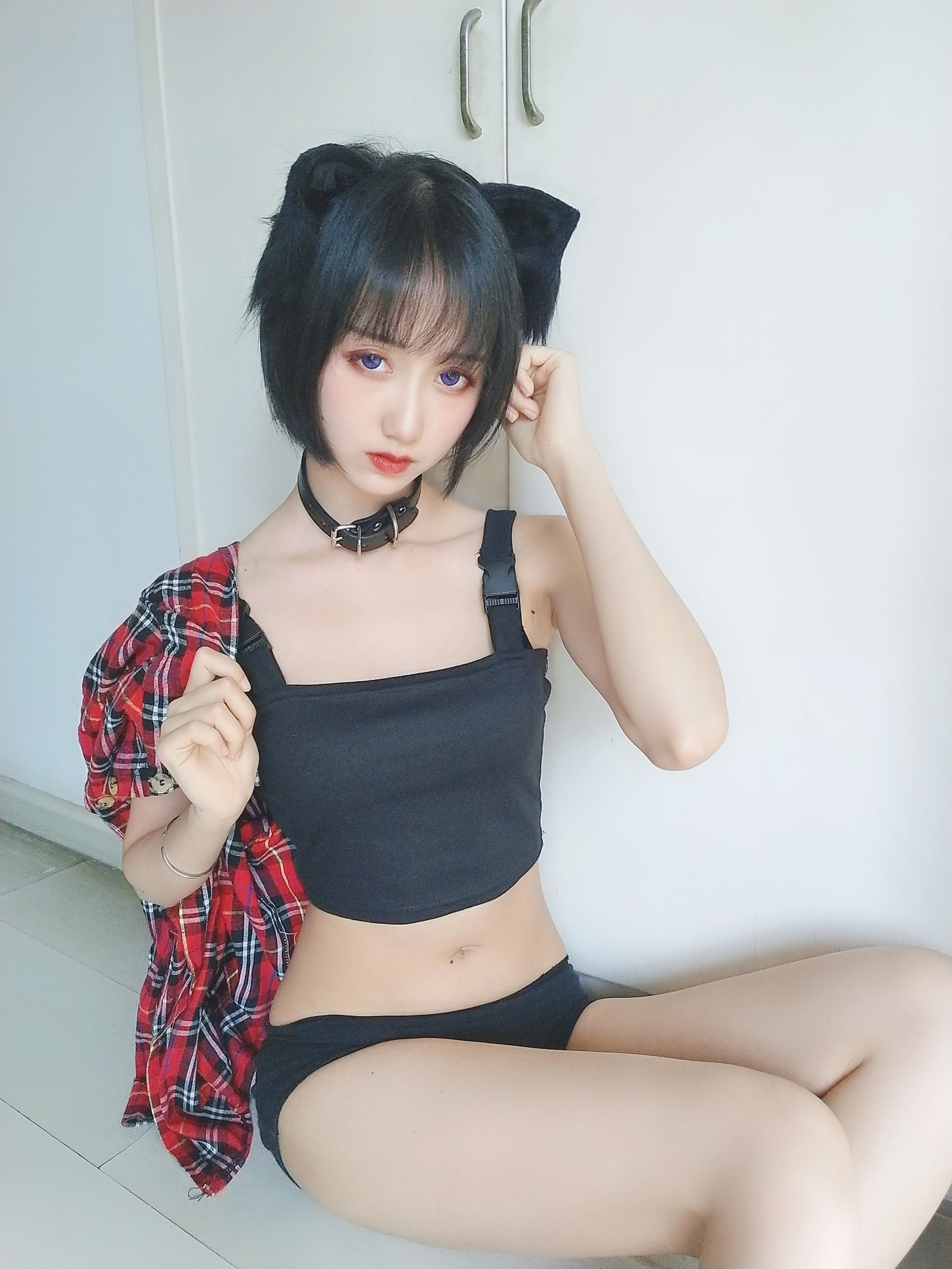 萌系小姐姐木绵绵OwO 不良猫-图5