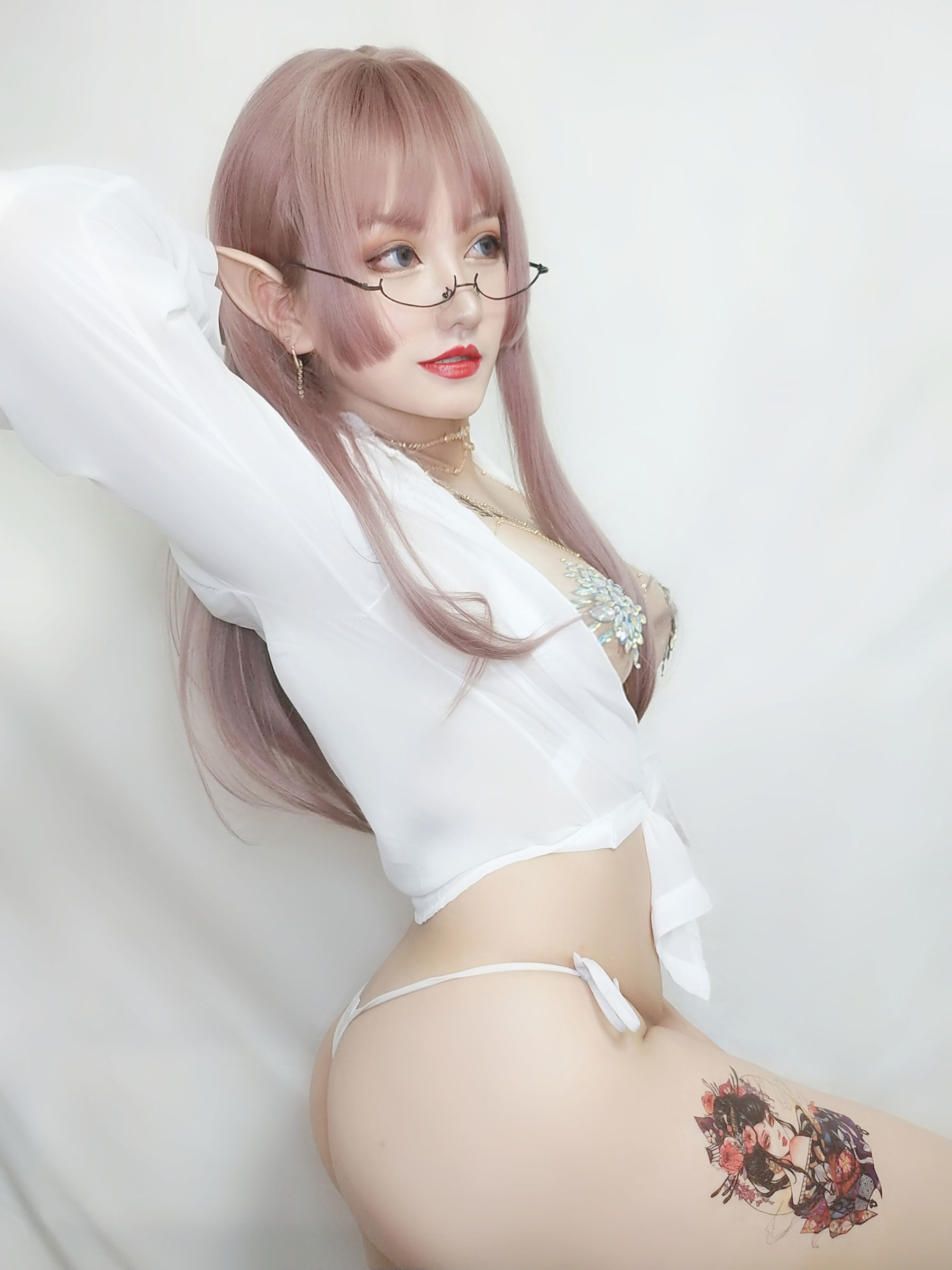 夏鸽鸽不想起床 纹身水钻-图7
