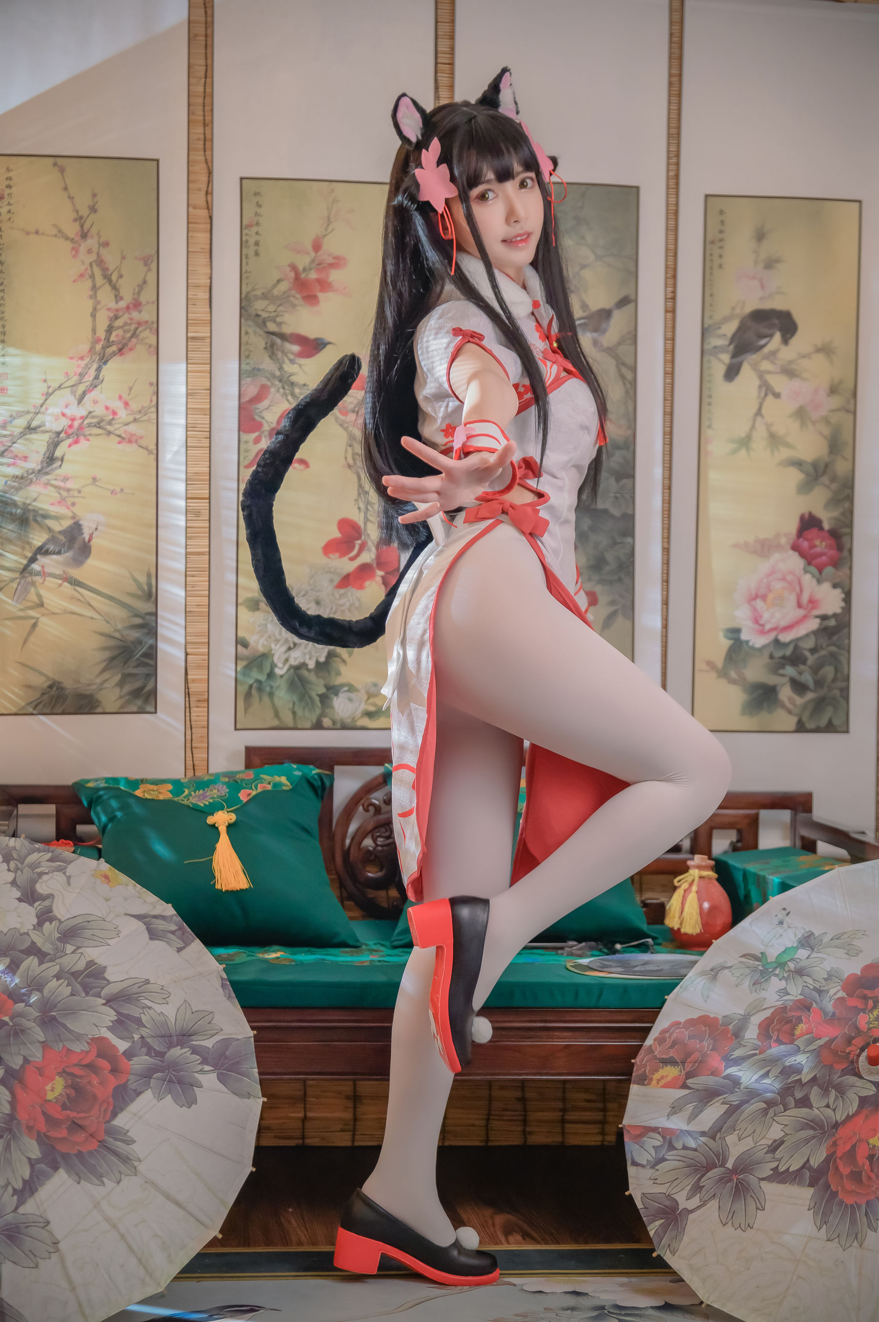 超人气Coser鳗鱼霏儿 碧蓝华裳 夕暮-图9