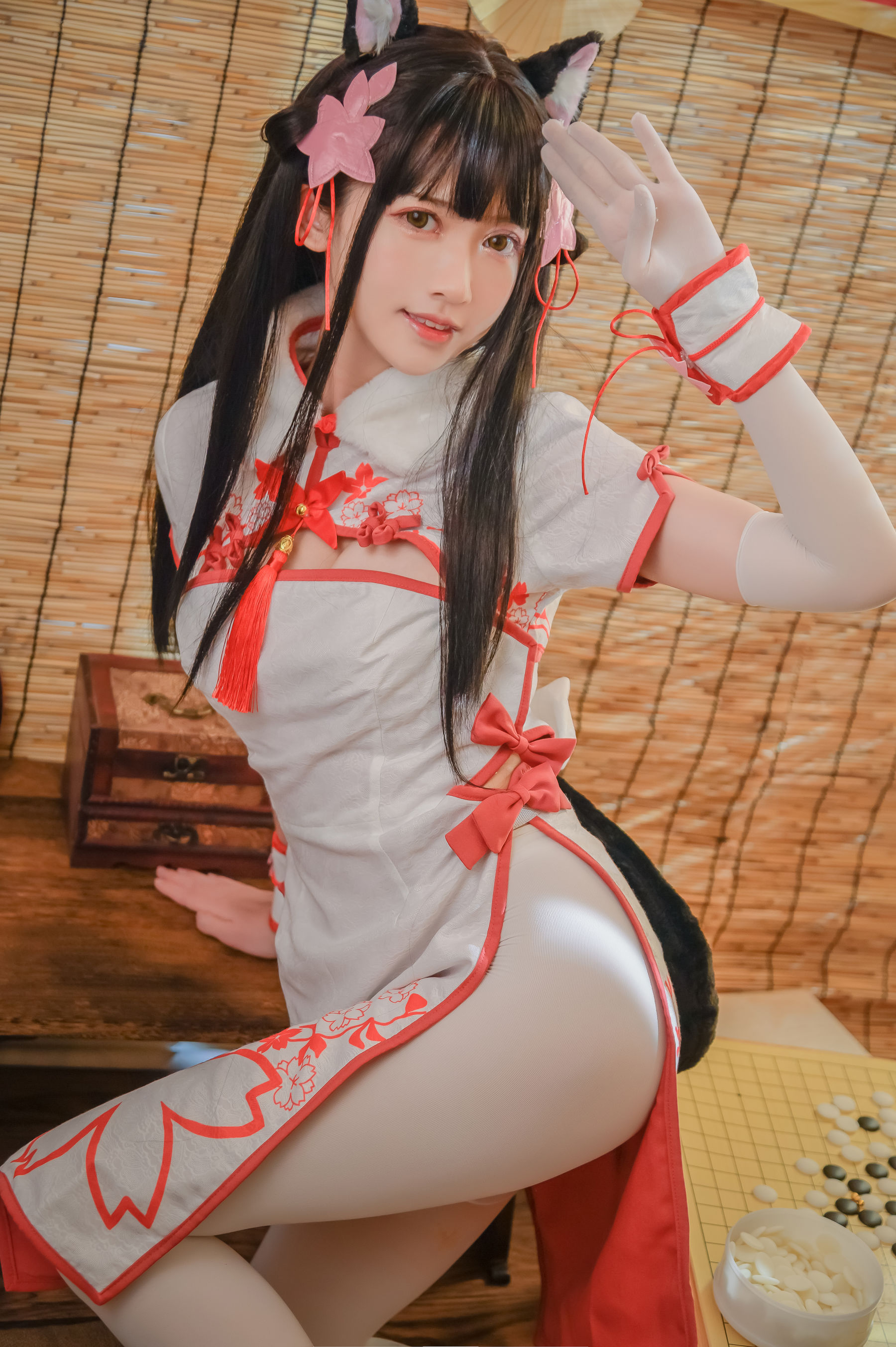 超人气Coser鳗鱼霏儿 碧蓝华裳 夕暮-图10