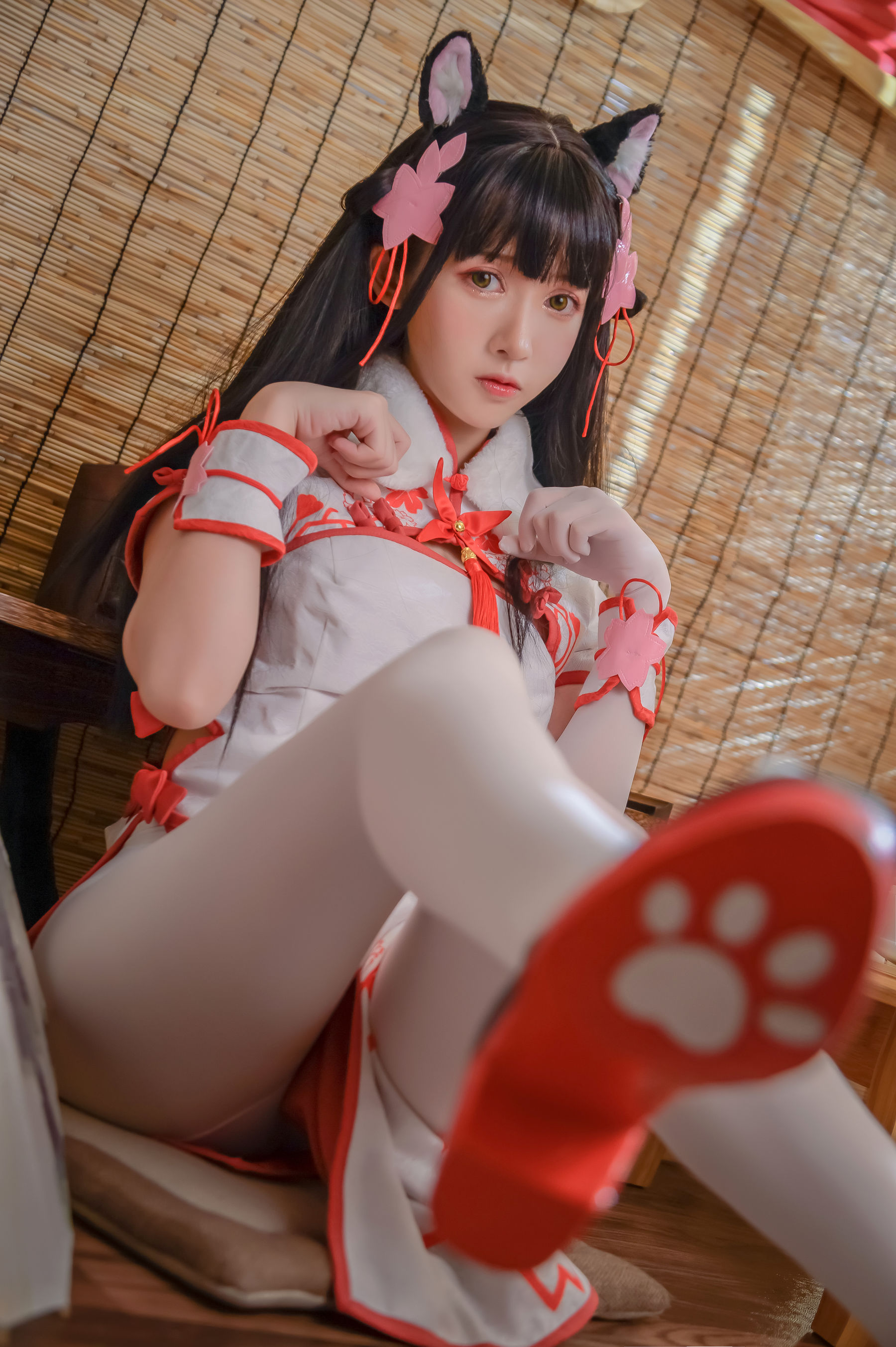 超人气Coser鳗鱼霏儿 碧蓝华裳 夕暮-图12