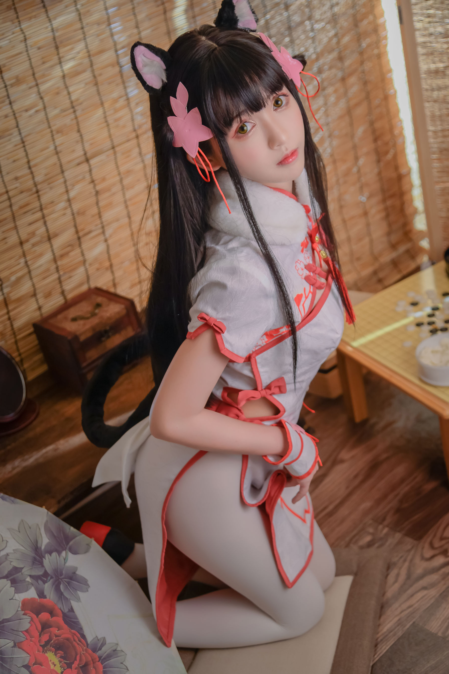 超人气Coser鳗鱼霏儿 碧蓝华裳 夕暮-图14