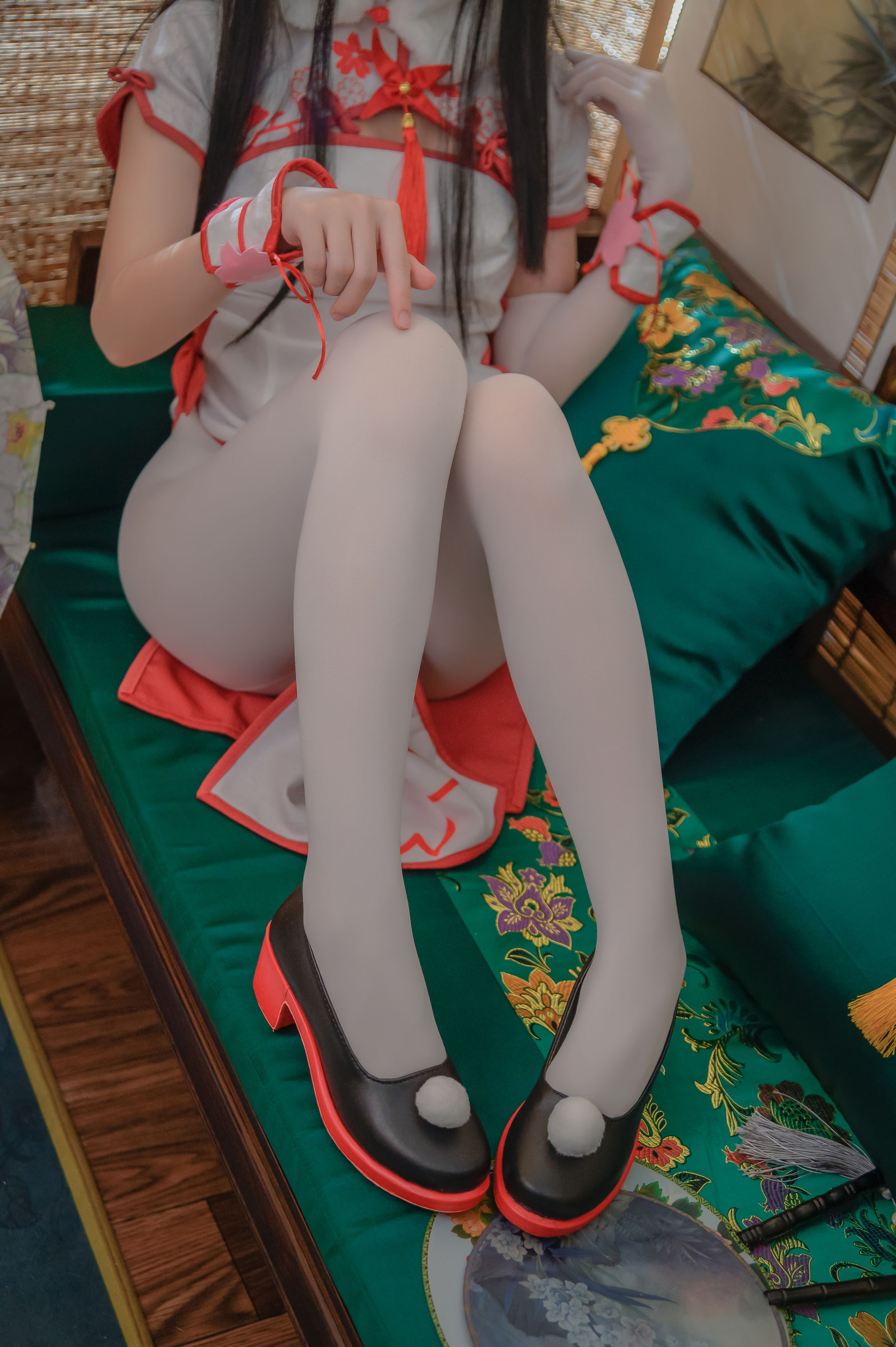 超人气Coser鳗鱼霏儿 碧蓝华裳 夕暮-图8