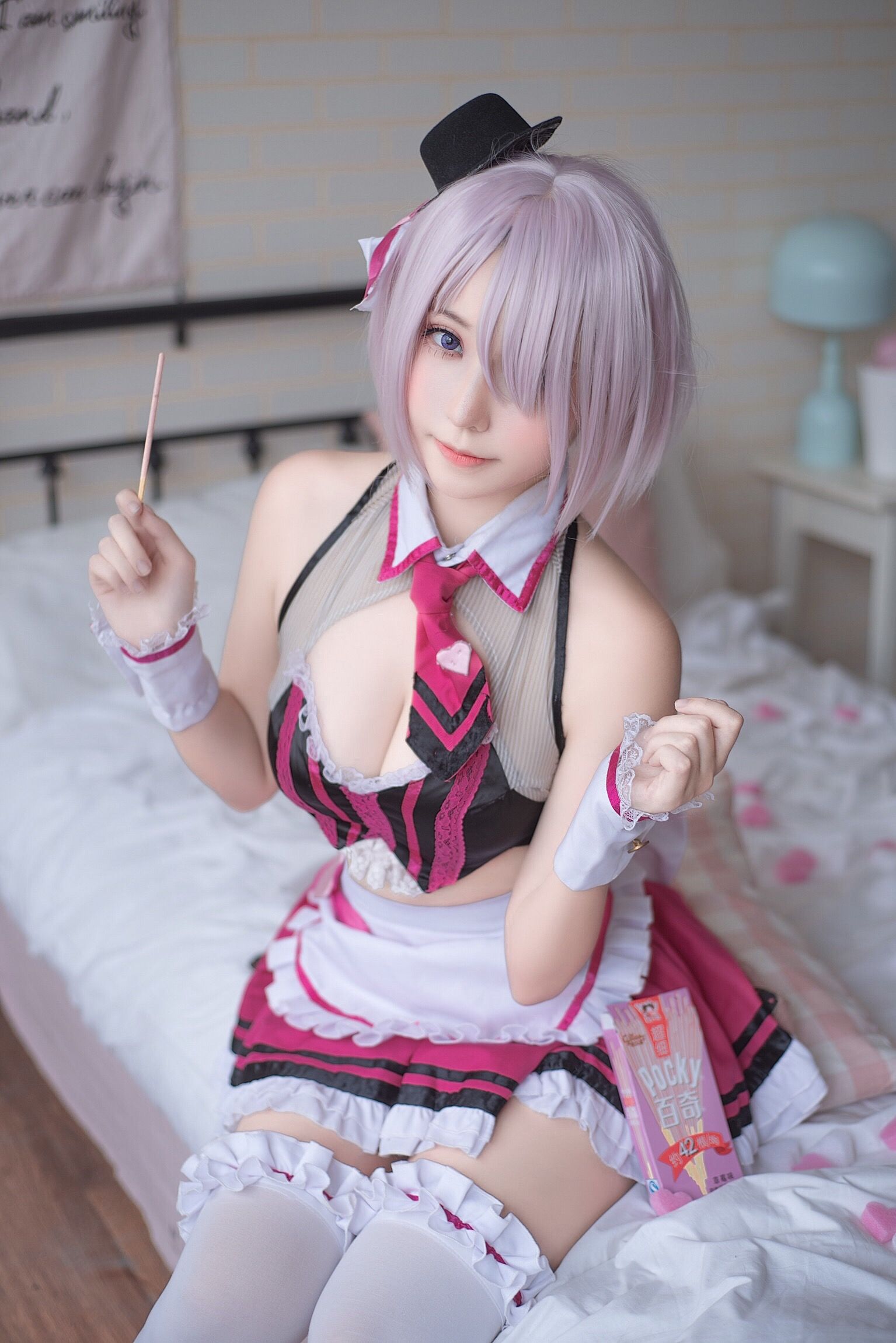萌妹菌烨tako 玛修情人节女仆-图4