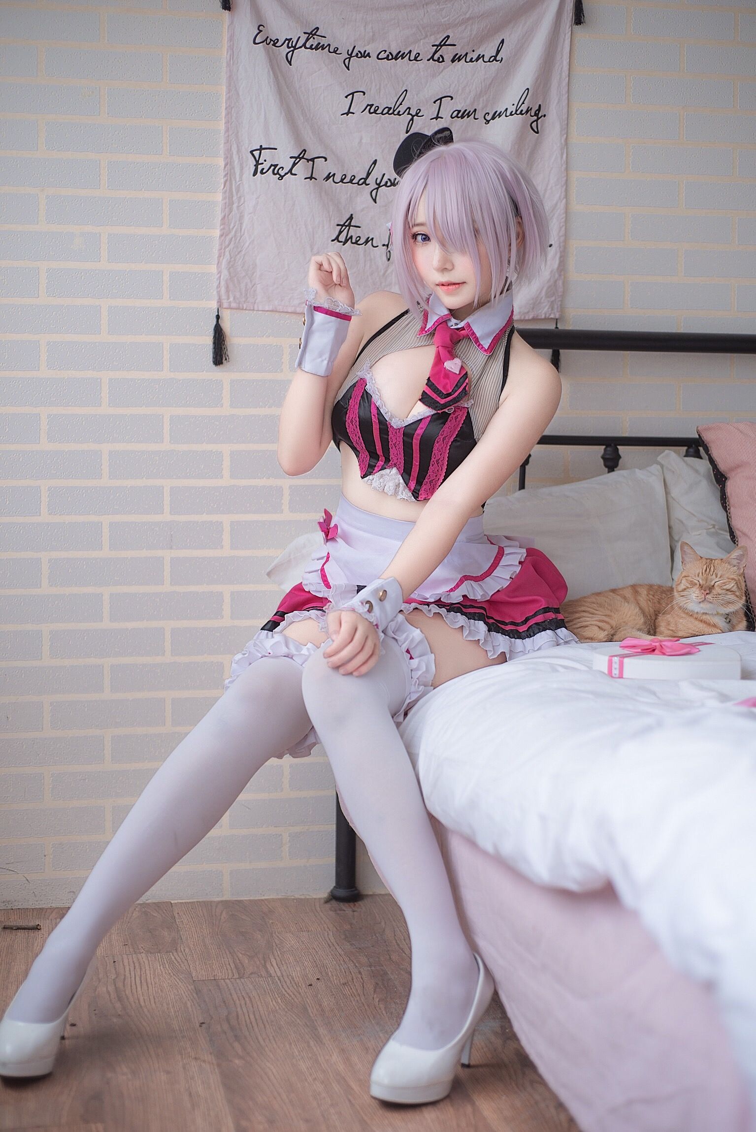 萌妹菌烨tako 玛修情人节女仆-图7