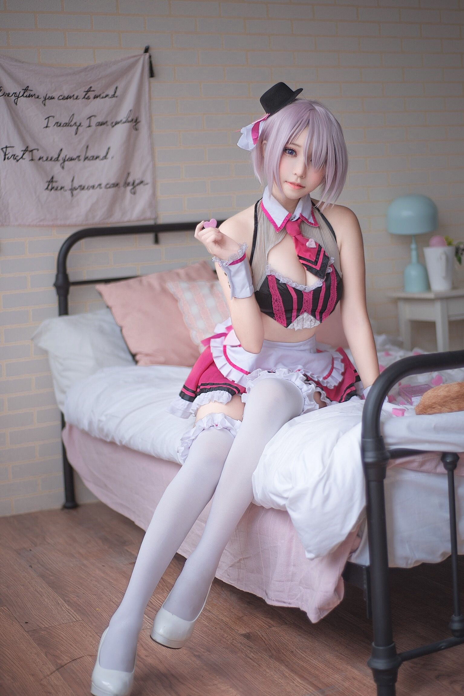 萌妹菌烨tako 玛修情人节女仆-图8