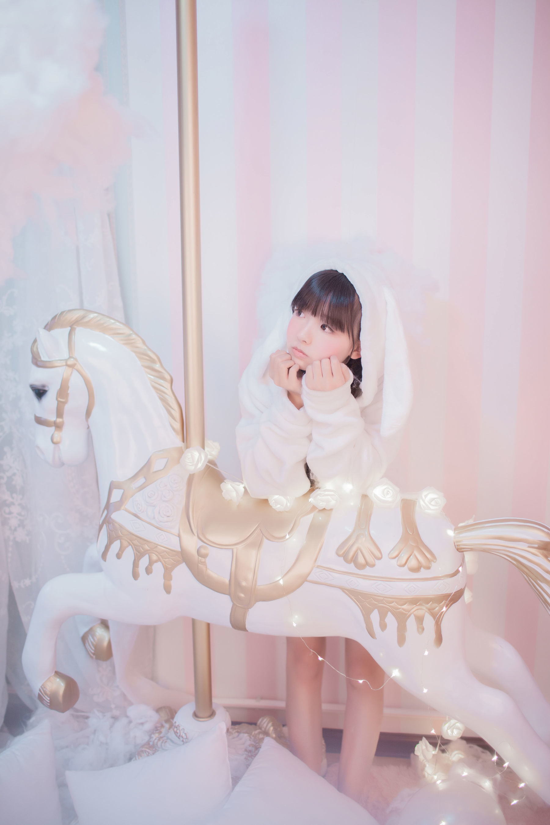 可爱妹妹樱群 玻璃罩下的旋转木马-图19