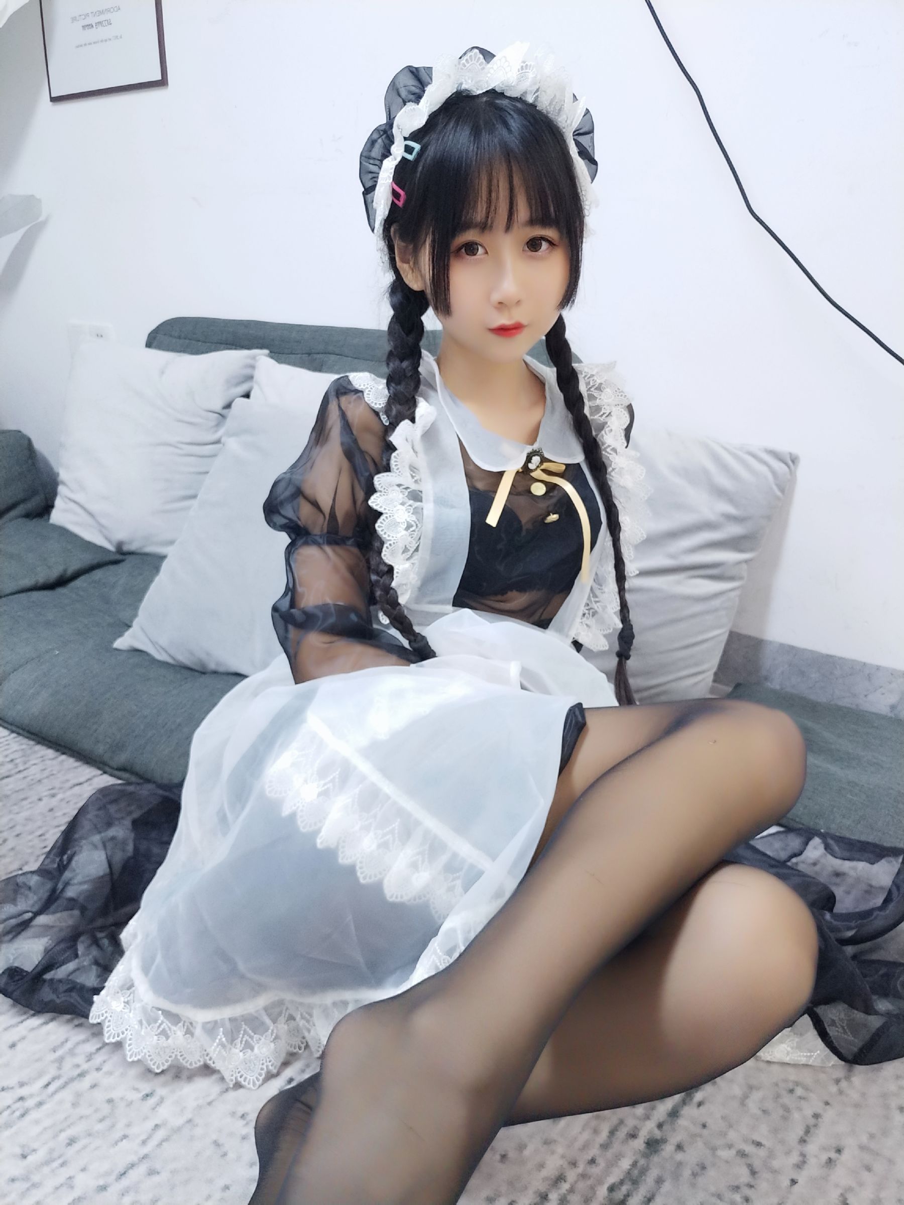 阳光美少女萌芽儿o0 透明女仆-图12