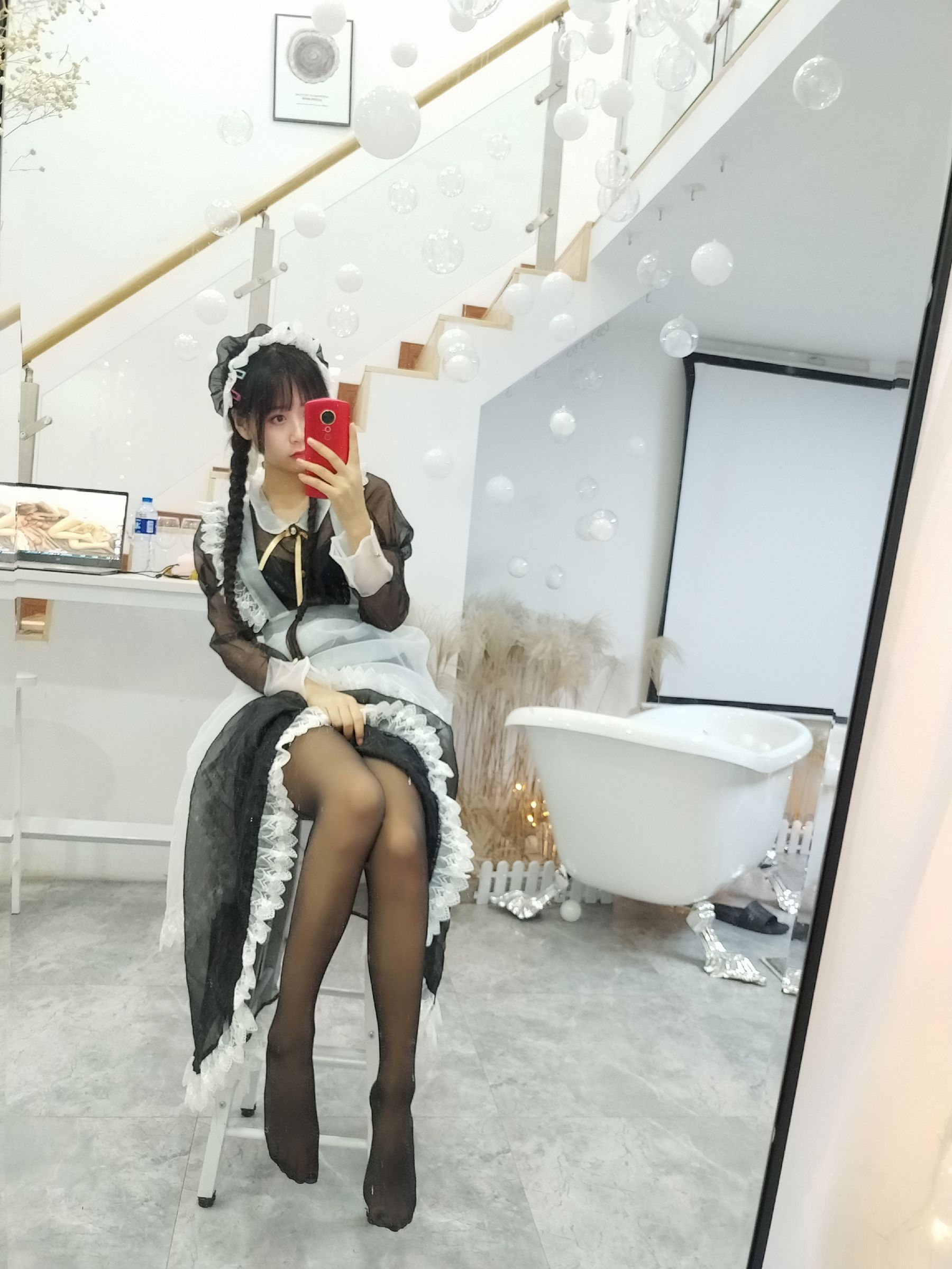 阳光美少女萌芽儿o0 透明女仆-图23