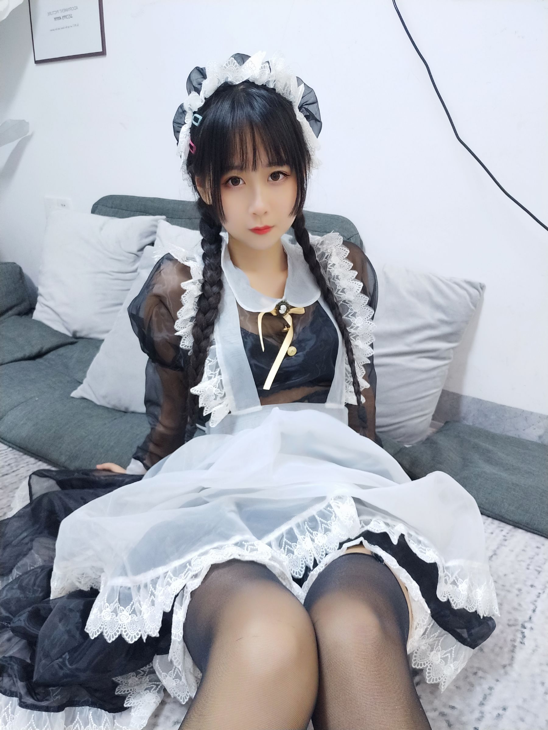 阳光美少女萌芽儿o0 透明女仆-图8