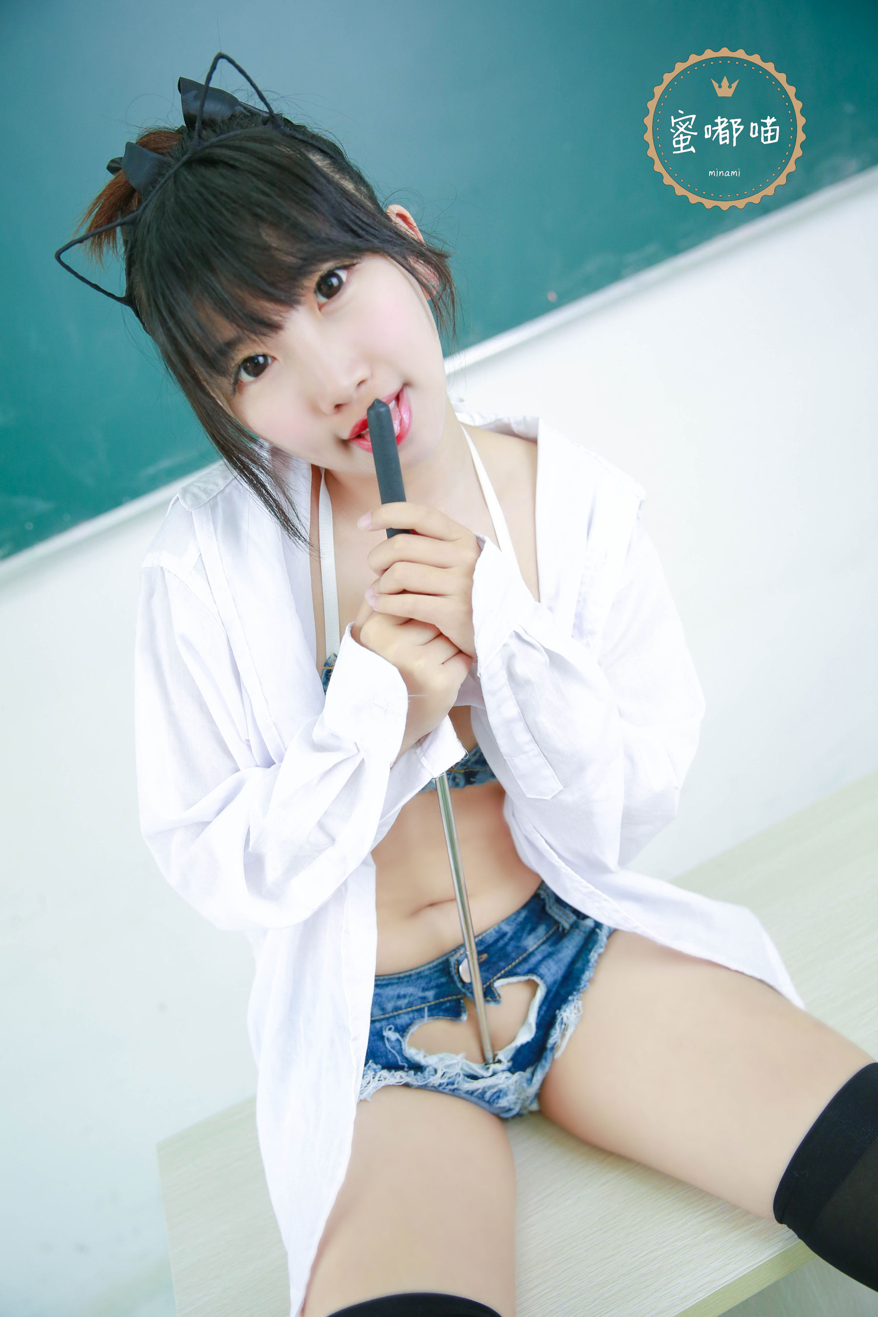 萝莉蜜嘟喵 教室系列-图44