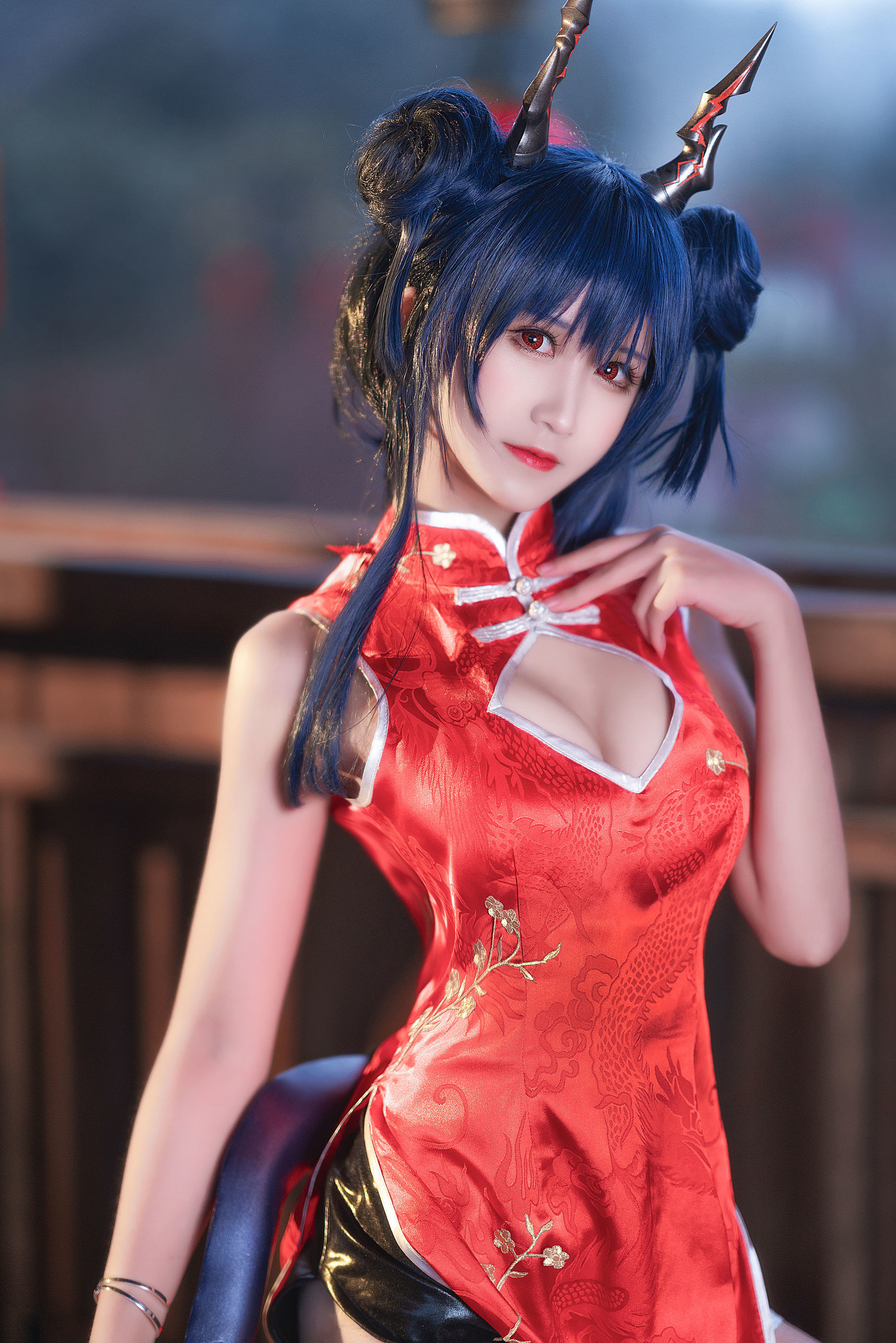 微博妹子三度_69 明日方舟 旗袍-图11