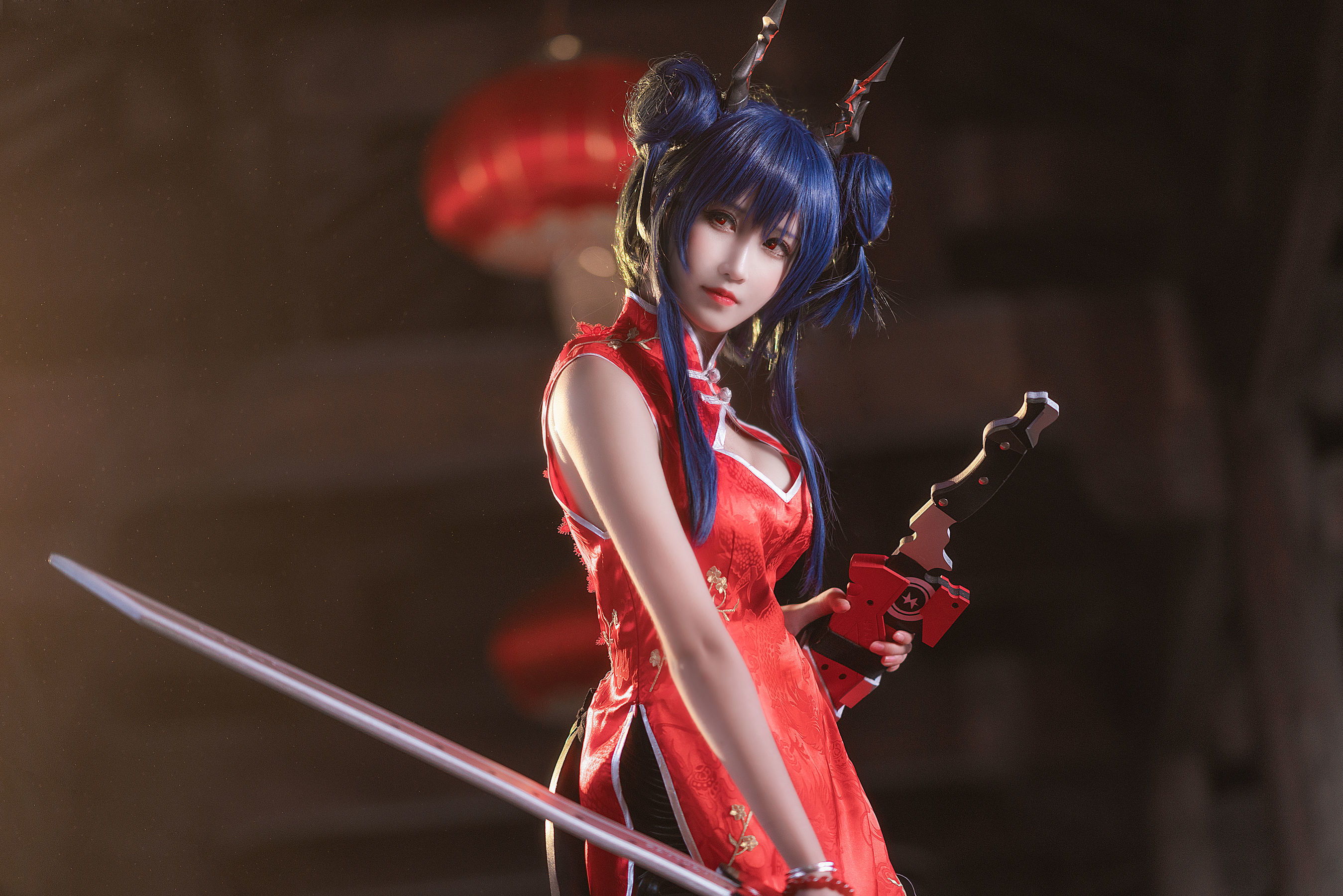 微博妹子三度_69 明日方舟 旗袍-图5