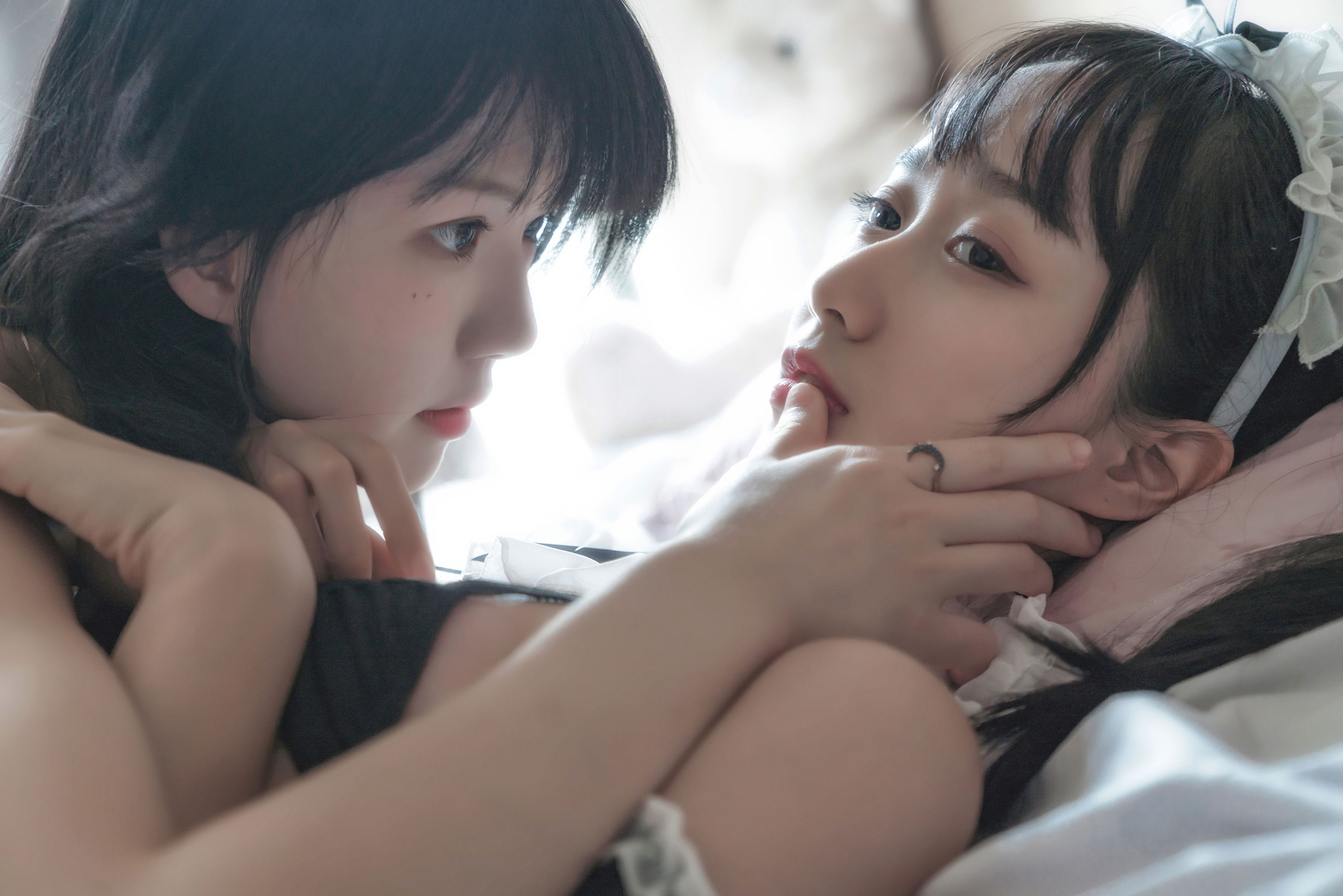 萌系小姐姐木绵绵OwO&桜桃喵 暮(黑裙×妹抖)-图26