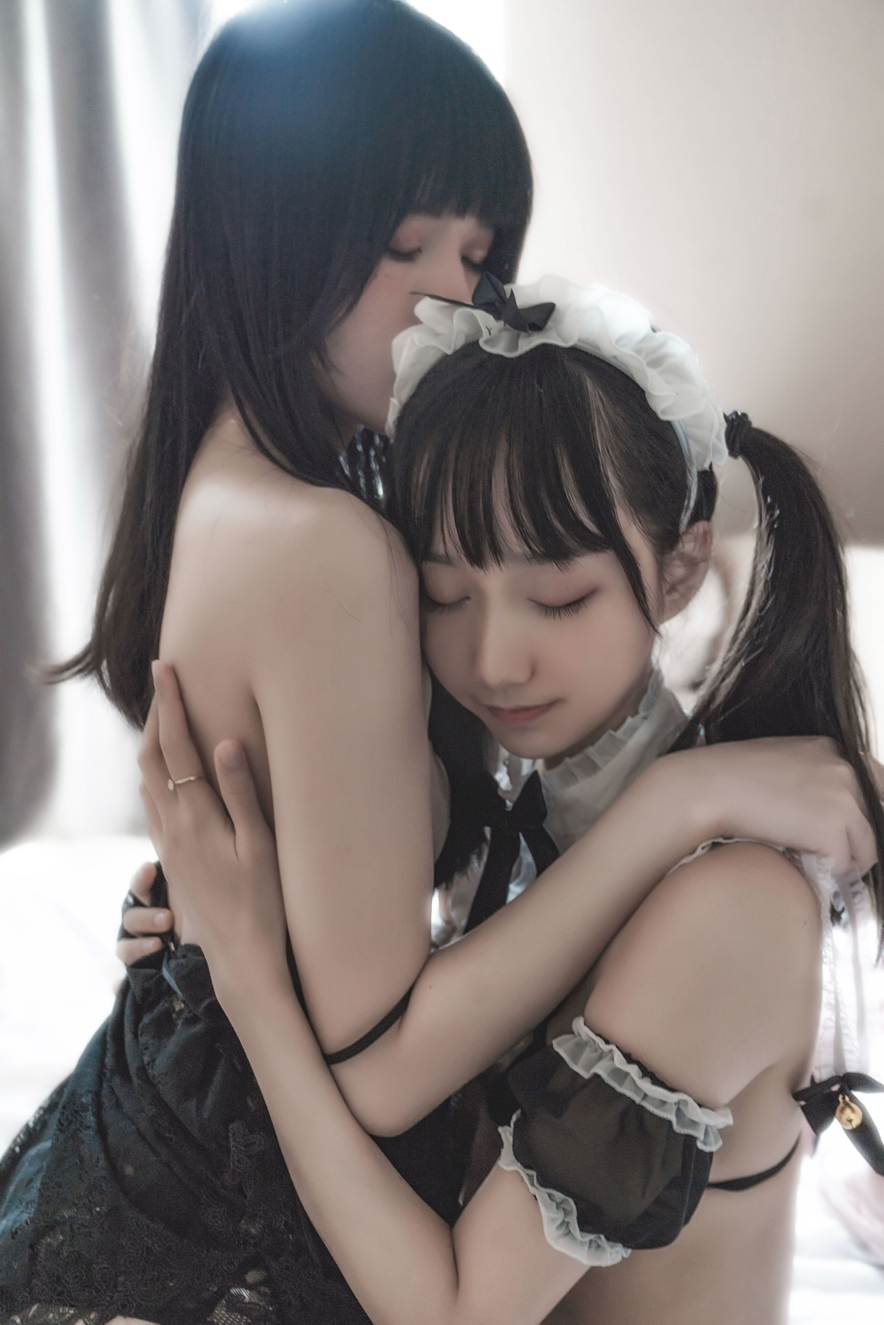 萌系小姐姐木绵绵OwO&桜桃喵 暮(黑裙×妹抖)-图37
