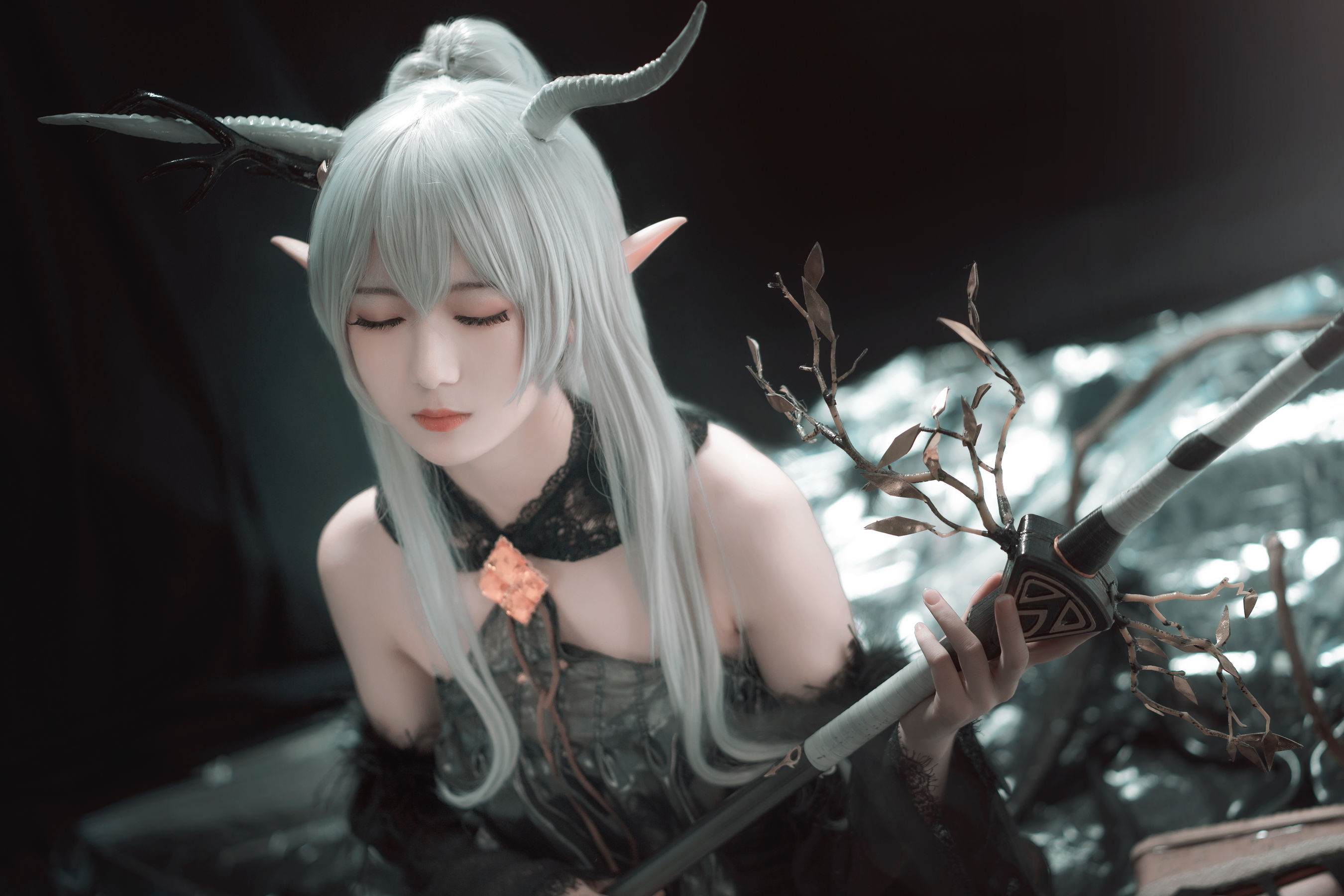 小姐姐弥音音ww 明日方舟 闪灵-图9