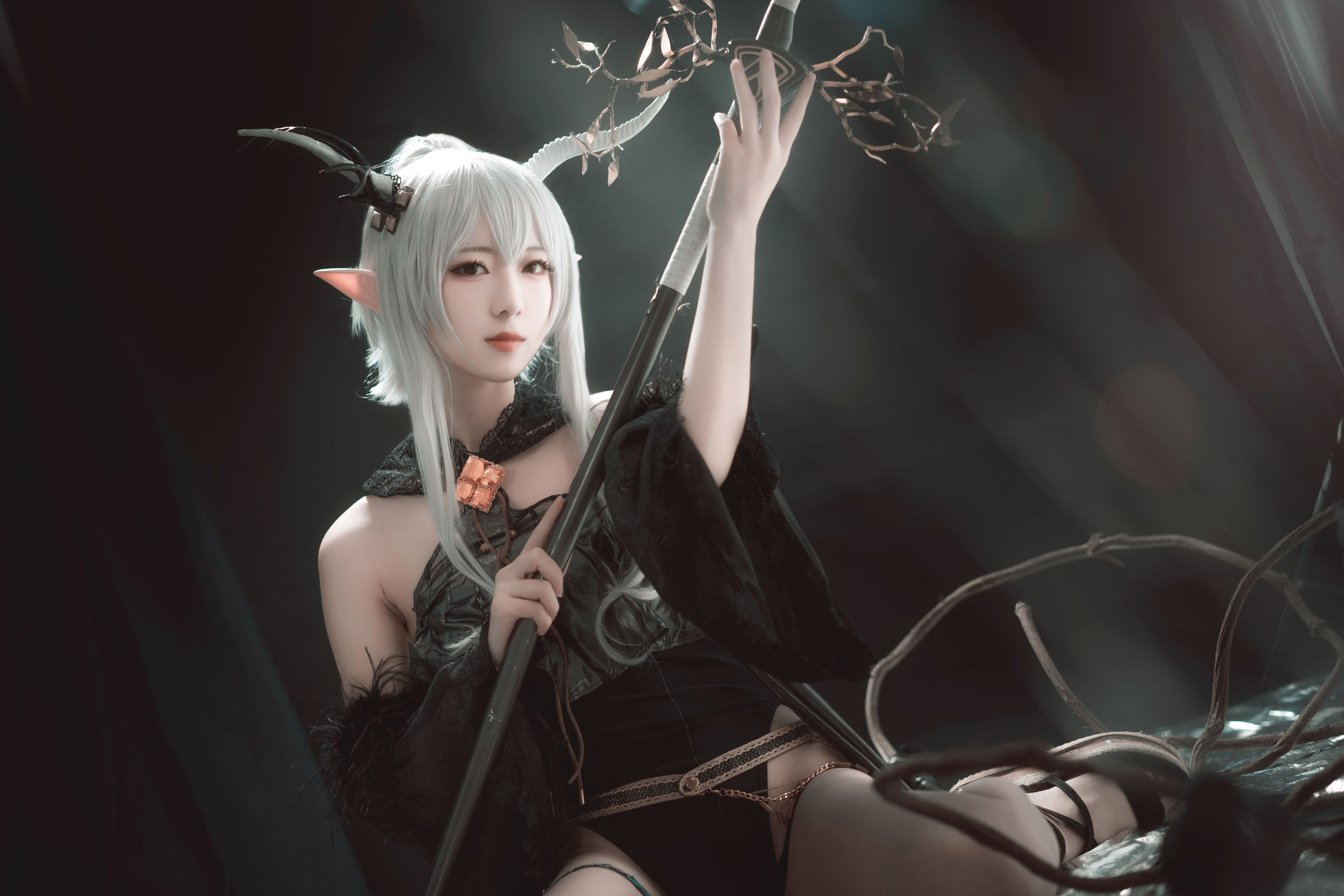 小姐姐弥音音ww 明日方舟 闪灵-图11
