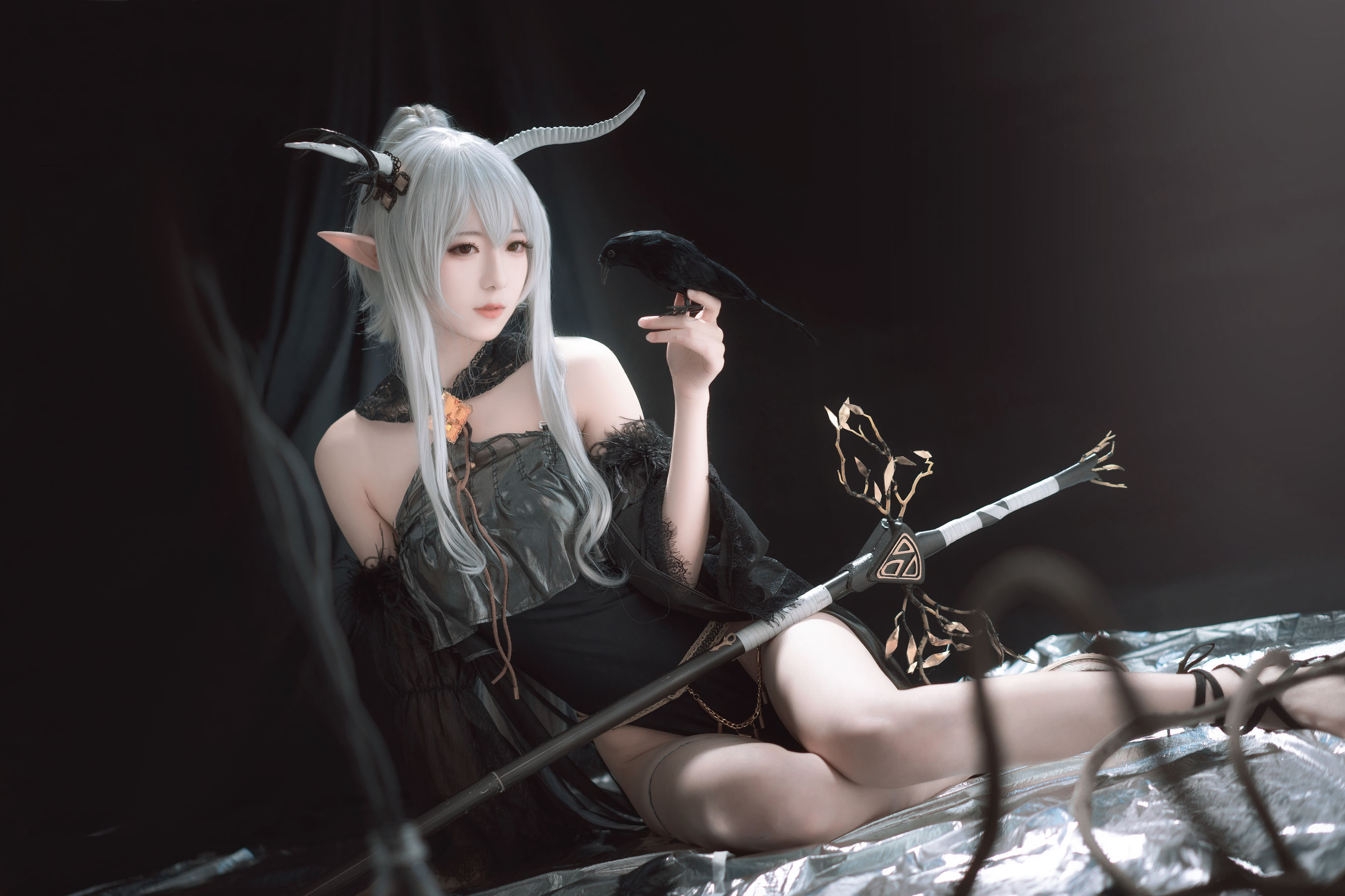 小姐姐弥音音ww 明日方舟 闪灵-图13