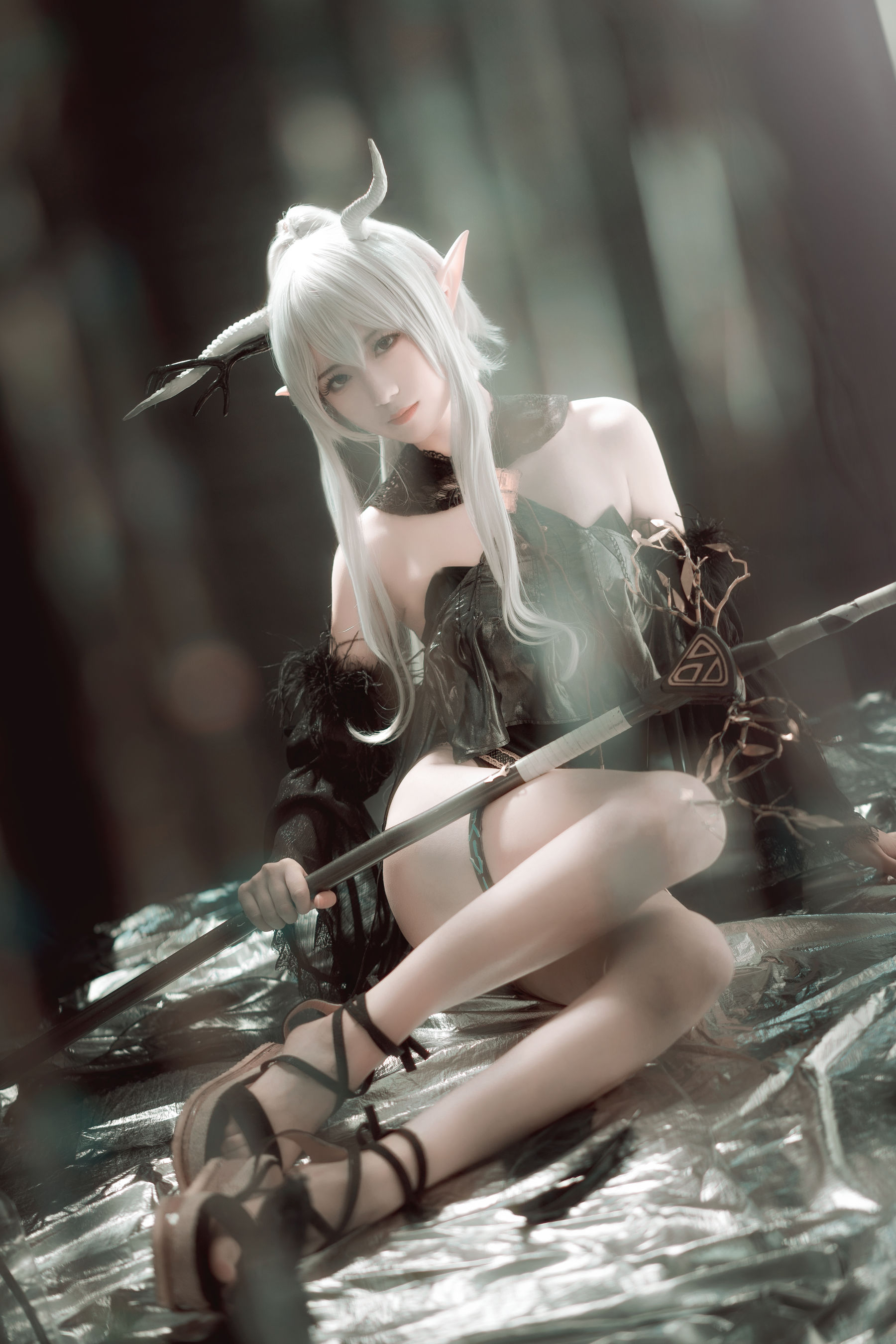 小姐姐弥音音ww 明日方舟 闪灵-图14
