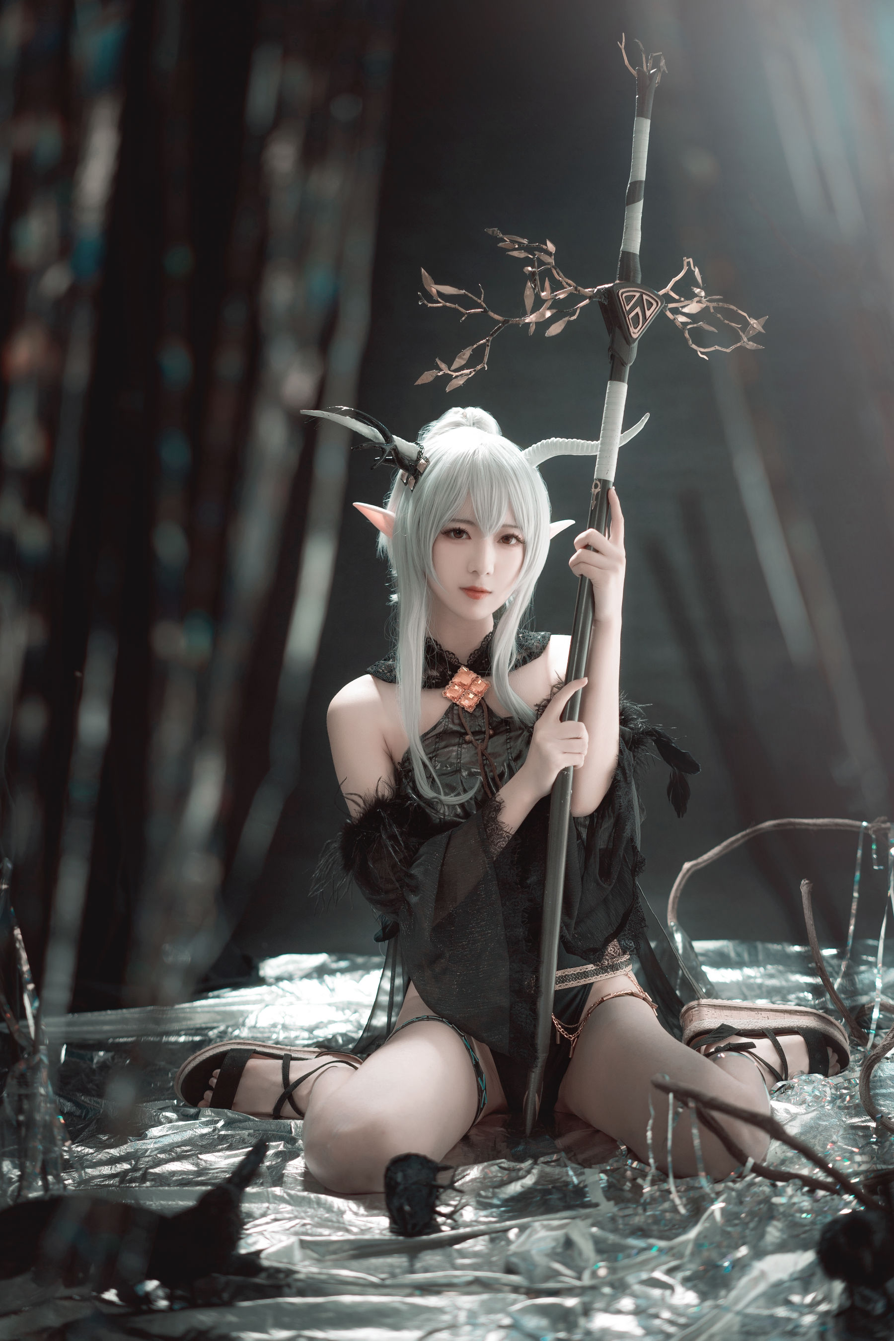 小姐姐弥音音ww 明日方舟 闪灵-图5