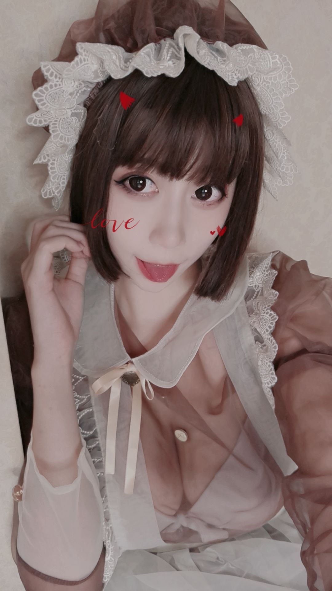 萌妹奈汐酱nice 女仆自撮り-图37