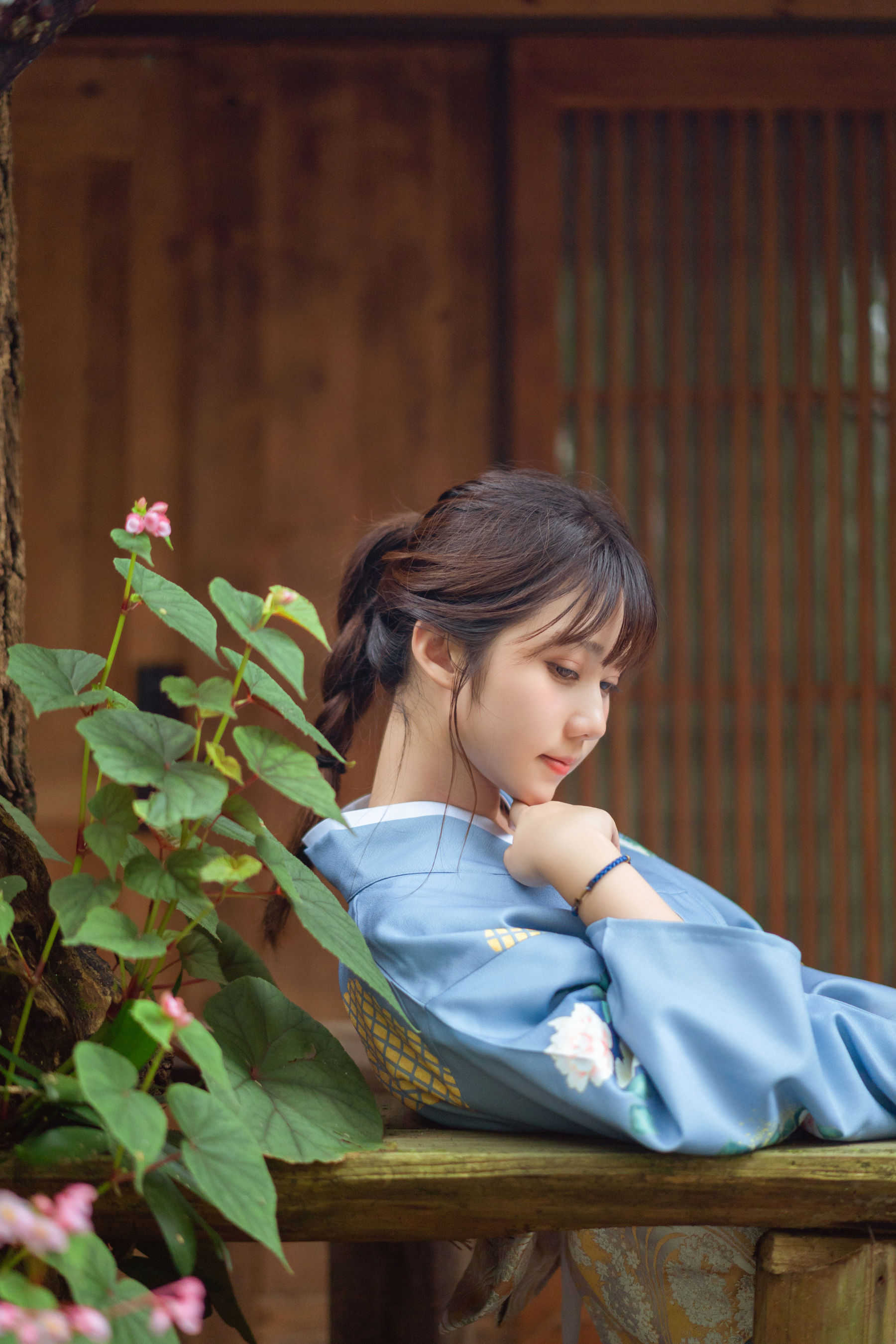 微博福利姬镜酱 私奔之和服-图9