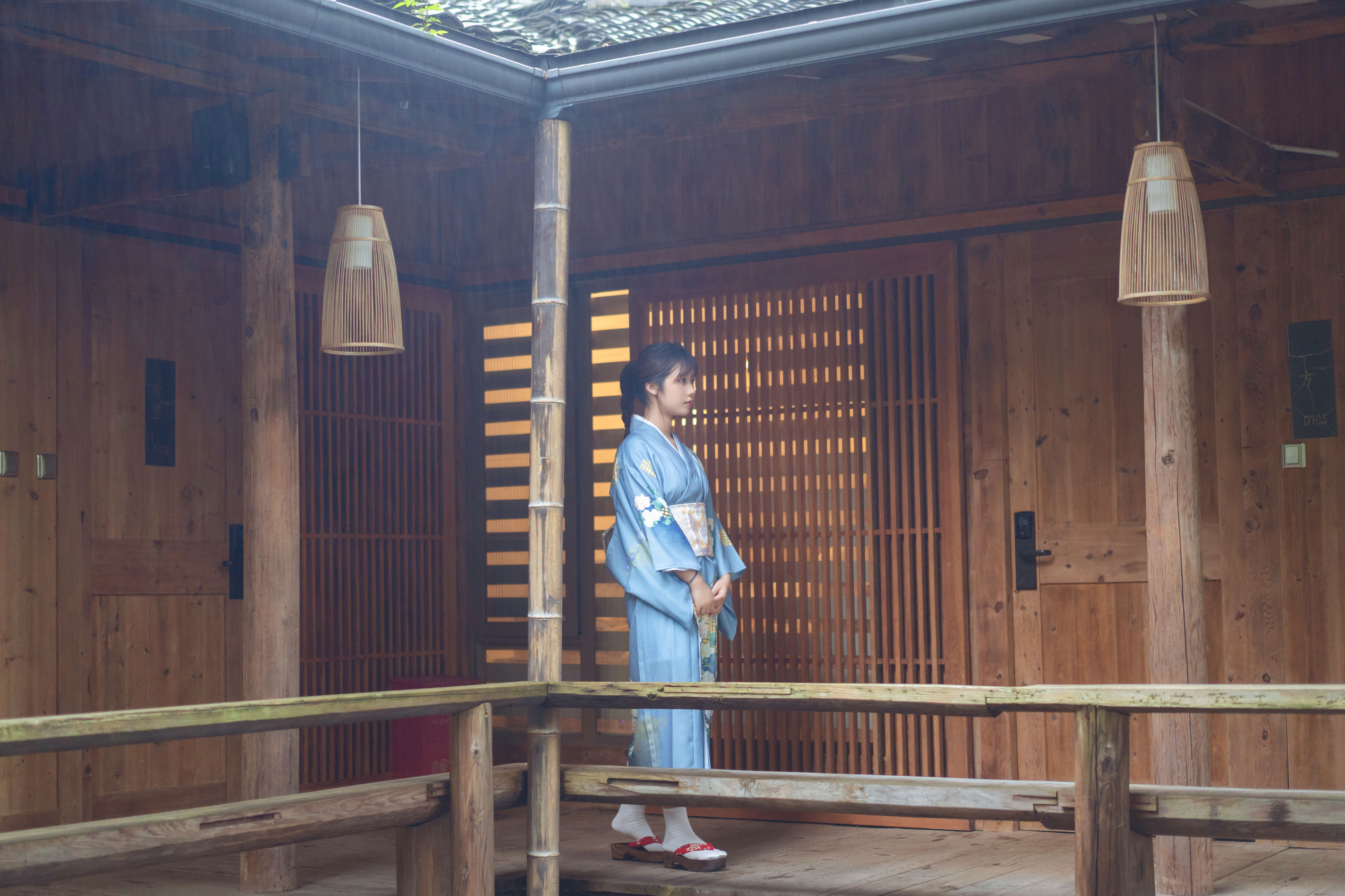 微博福利姬镜酱 私奔之和服-图10