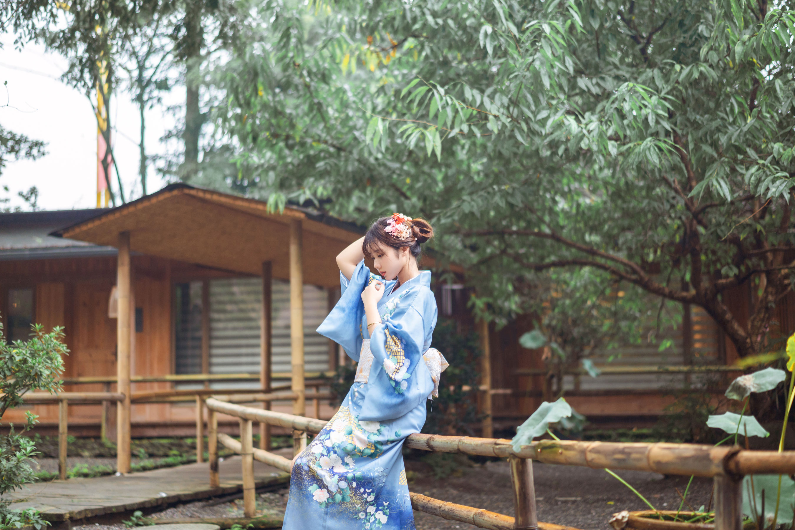 微博福利姬镜酱 私奔之和服-图11